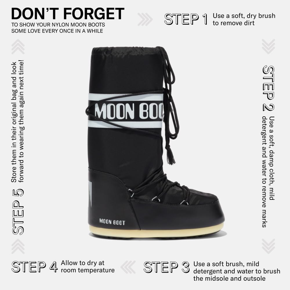 Moon Boot Icon Nylon Insulated Slip On Unisex Snow Boots thumbnail 7