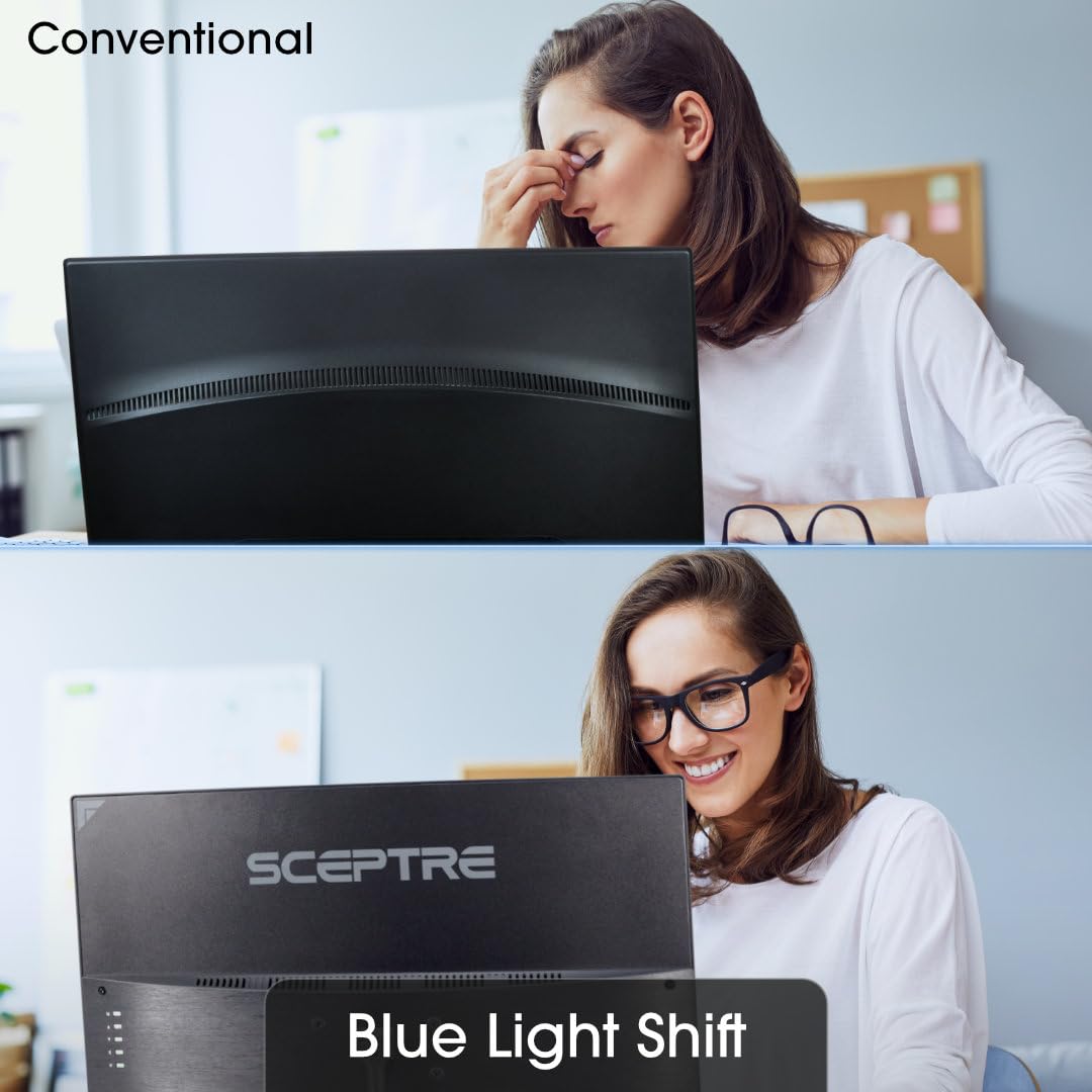 Sceptre 34-Inch Curved Ultrawide WQHD Monitor C345B-QUT168, 3440 x 1440, R1500, up to 165Hz, DisplayPort x2, 99% sRGB, 1ms, Picture by Picture, Machine Black, 2023: 32" Curved 240Hz