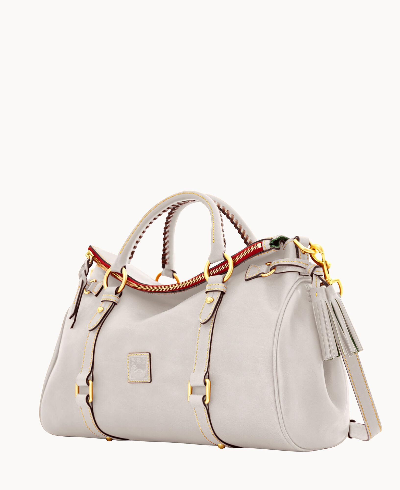 Dooney & Bourke Satchel Bags for Women, Large Florentine Satchel Handbag with Optional Crossbody Bag Strap thumbnail 2