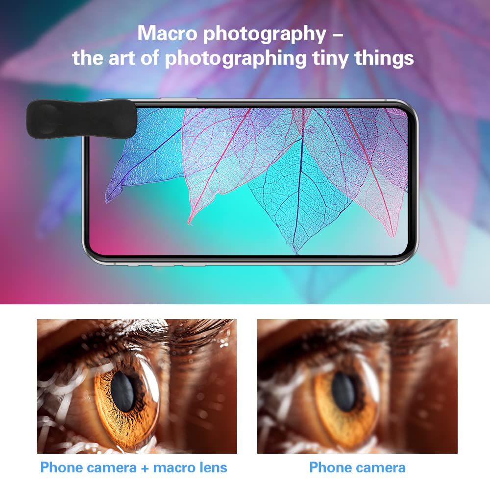 Godefa Cell Phone Camera Lens with Tripod+ Shutter Remote,6 in 1 18x Telephoto Zoom Lens/Wide Angle/Macro/Fisheye/Kaleidoscope/CPL, Clip-On lense Compatible for iPhone X 8 7 6s Plus, Samsung and More: Phone Camera Lens, 6 lenses+ LED Light+ Remote Shutter+ Tripod, 18X Telephoto Zoom/Wide angle/Macro/Fisheye/CPL/Kaleidoscope camera lens kit for iPhone Xs X XR 8 7 6 Plus Samsung and Android