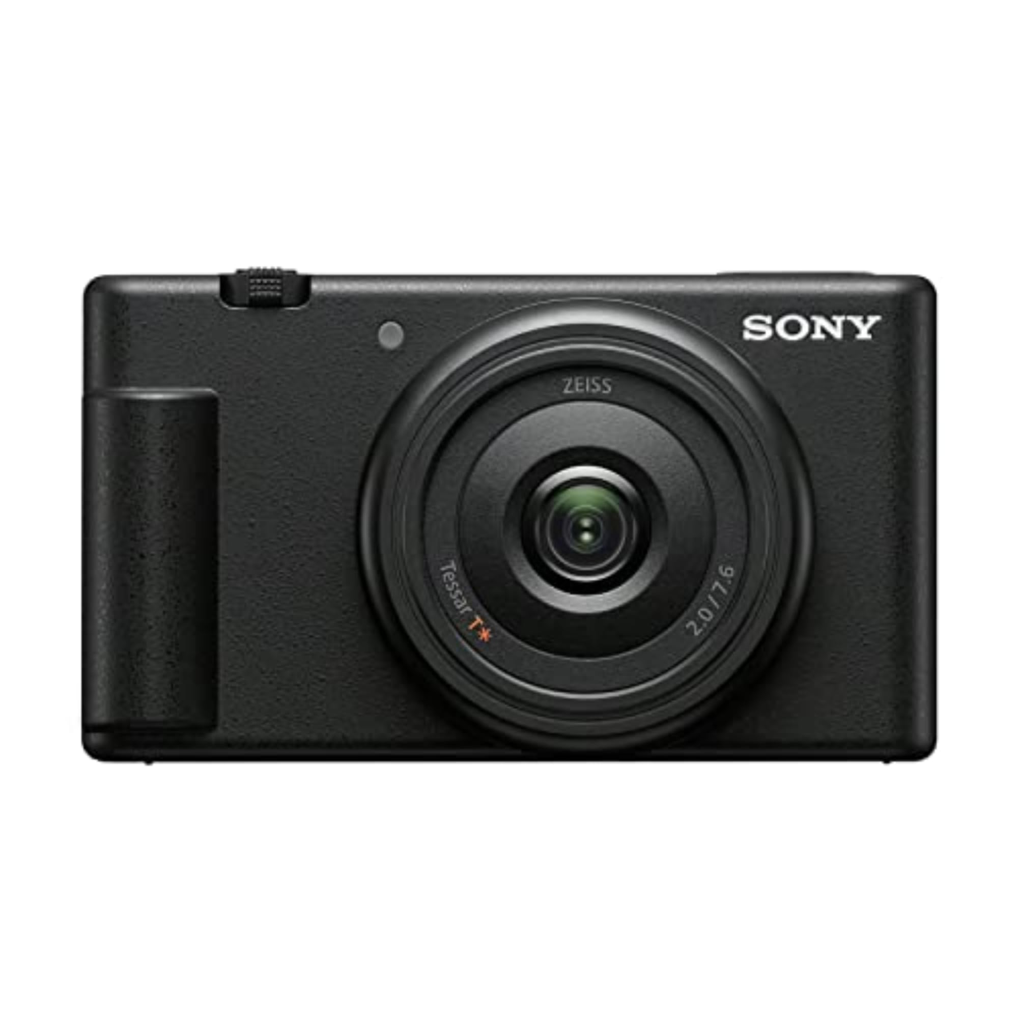 Sony ZV-1F Vlog Camera for Content Creators and Vloggers White: Black Camera Only