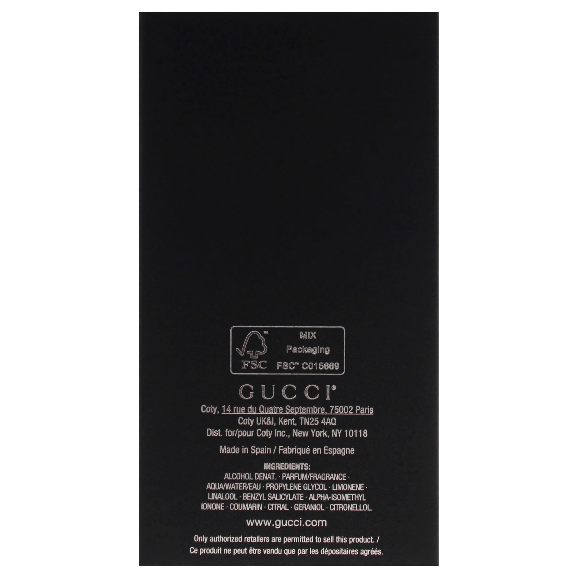 Gucci Guilty for Men - 3 oz Parfum Spray