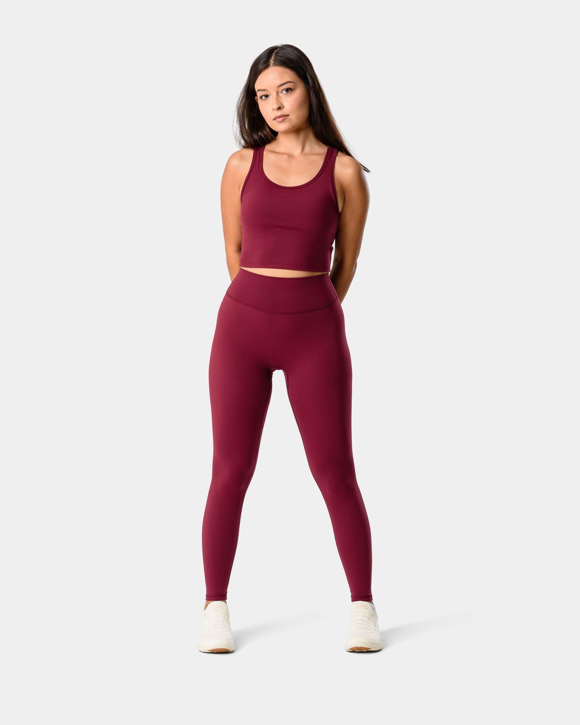 Kamo Fitness Serenity No Front Seam Leggings 25" Inseam Yoga Pants High Waisted Soft Workout Tights