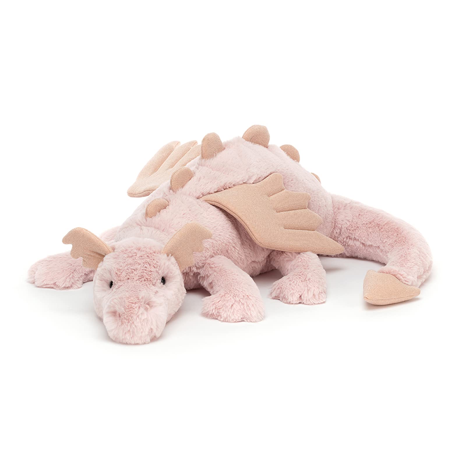 Jellycat Rose Dragon Stuffed Animal, Huge 20.5 inches - Mythical Plush Toy - Classic Children's Gift