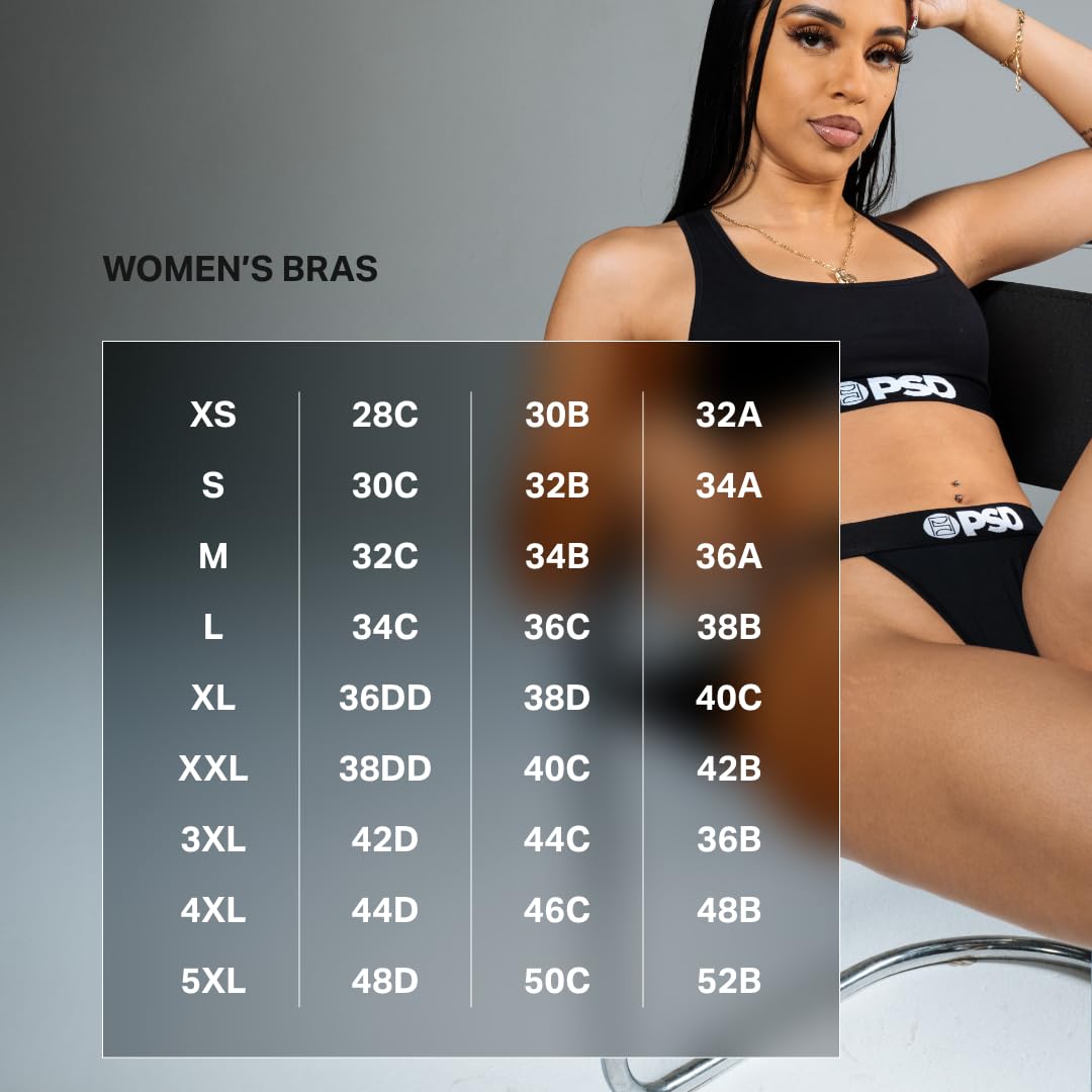 PSD Women's Liquid Death Sports Bra - Racerback Sports Bras for Women with Breathable Microfiber Fabric: Large Death Drip
