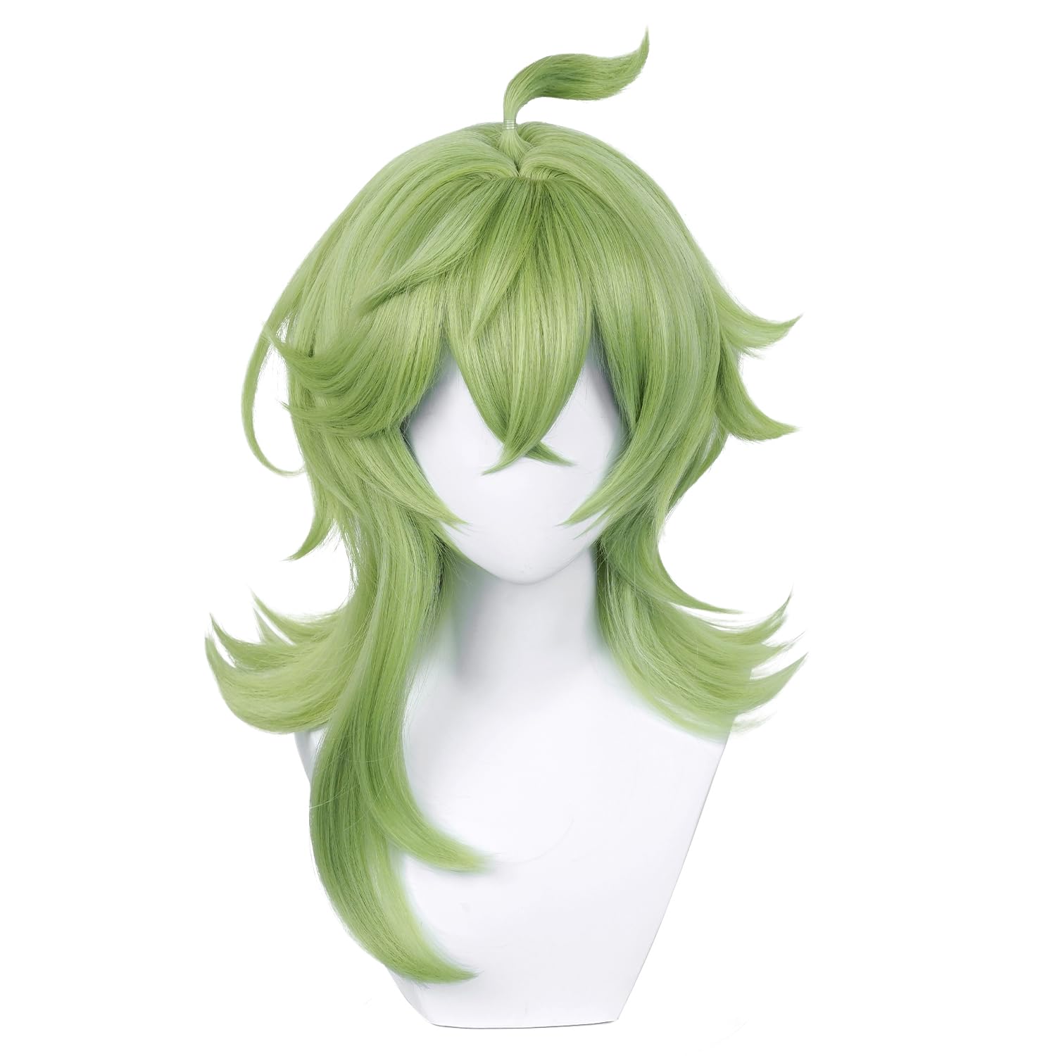 SL Wavy Blonde Ponytail Wig for Jean Cosplay,Golden Princess Hair Wigs with Pigtails Bangs + Wig Cap for Halloween Peach Costume