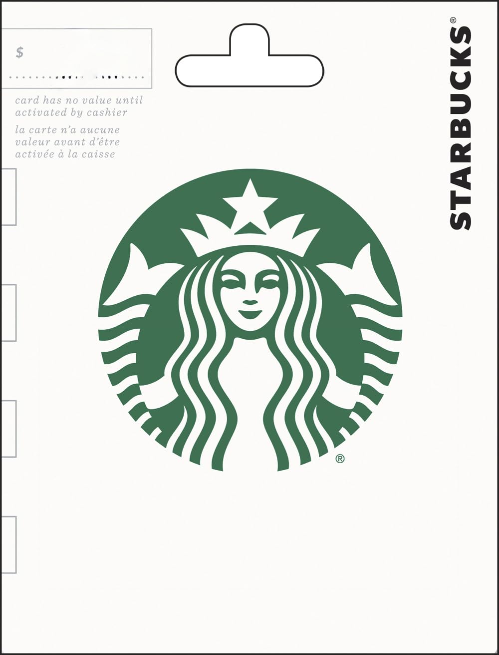 Starbucks Gift Card: 25 Traditional