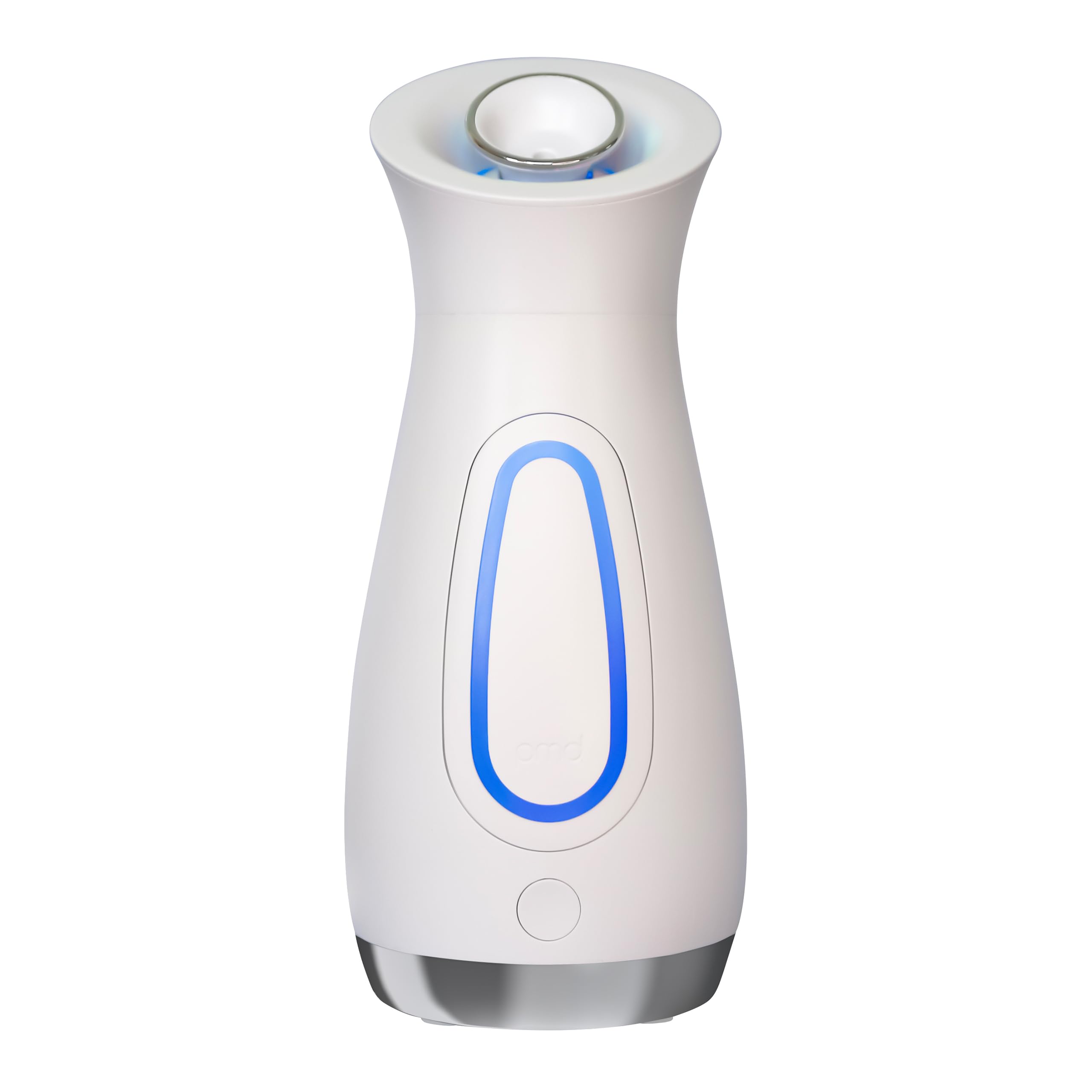 PMD SilkSteam Pro - Spa-Grade Facial Steamer with SilkSteam Technology - Rapid Start-Up - Adjustable, Directional Nozzle - Essential Oil Filters - Dewy, Hydrated Glow: White