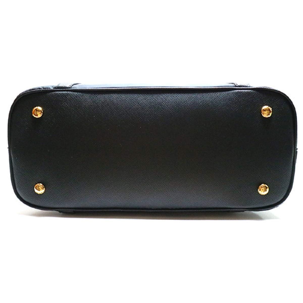 Prada Womens Tessuto Nylon Saffiano Leather Black Handbag 1BB013: Prada Womens Tessuto Nylon Saffiano Leather Black Handbag 1BB013