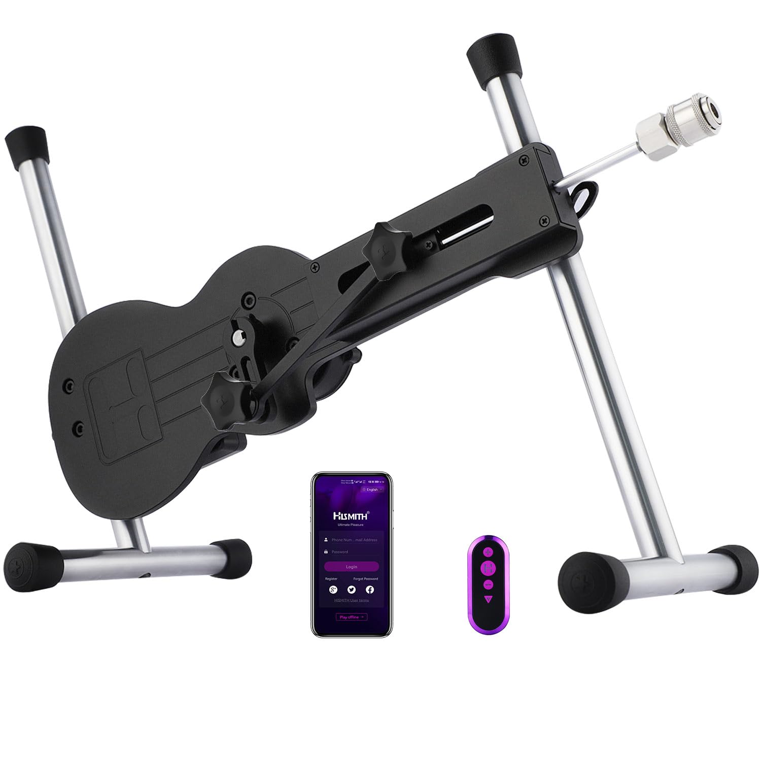 Hismith Premium 3.0 Pro, Sex Machine with KlicLok System, Wire and Intelligent APP Controlled Love Machine with Dildo,Purple: Mini Machine