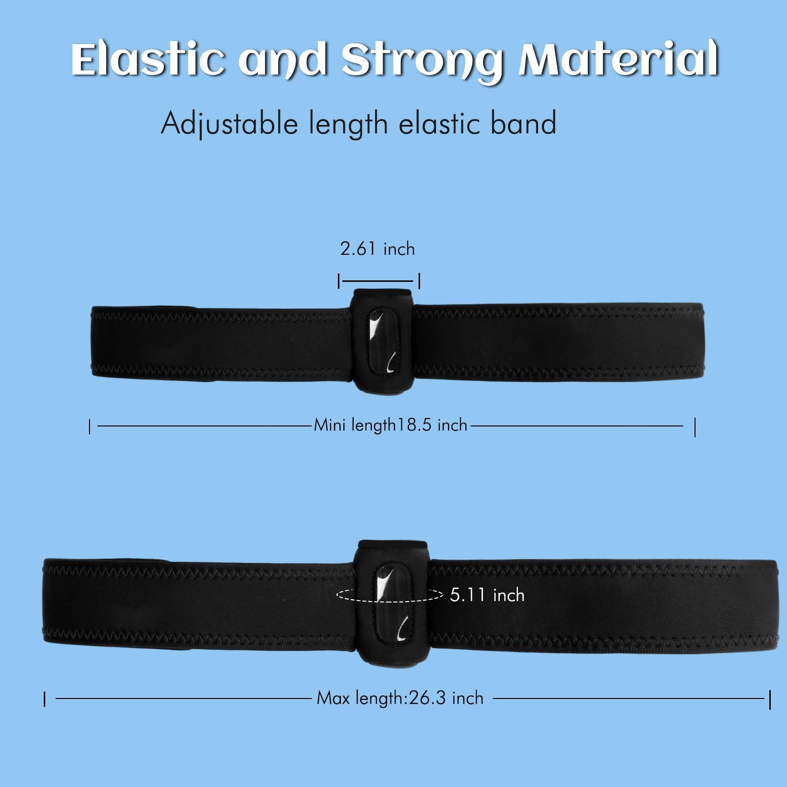 Sex Toy Restraint Leg Straps, Vibrator Elasticity Constrained Forced Strap for Women Hands-Free Play, Adjustable Bondage Leg Straps, Elasticity Constrained Forced Strap for a Variety of Vibrators