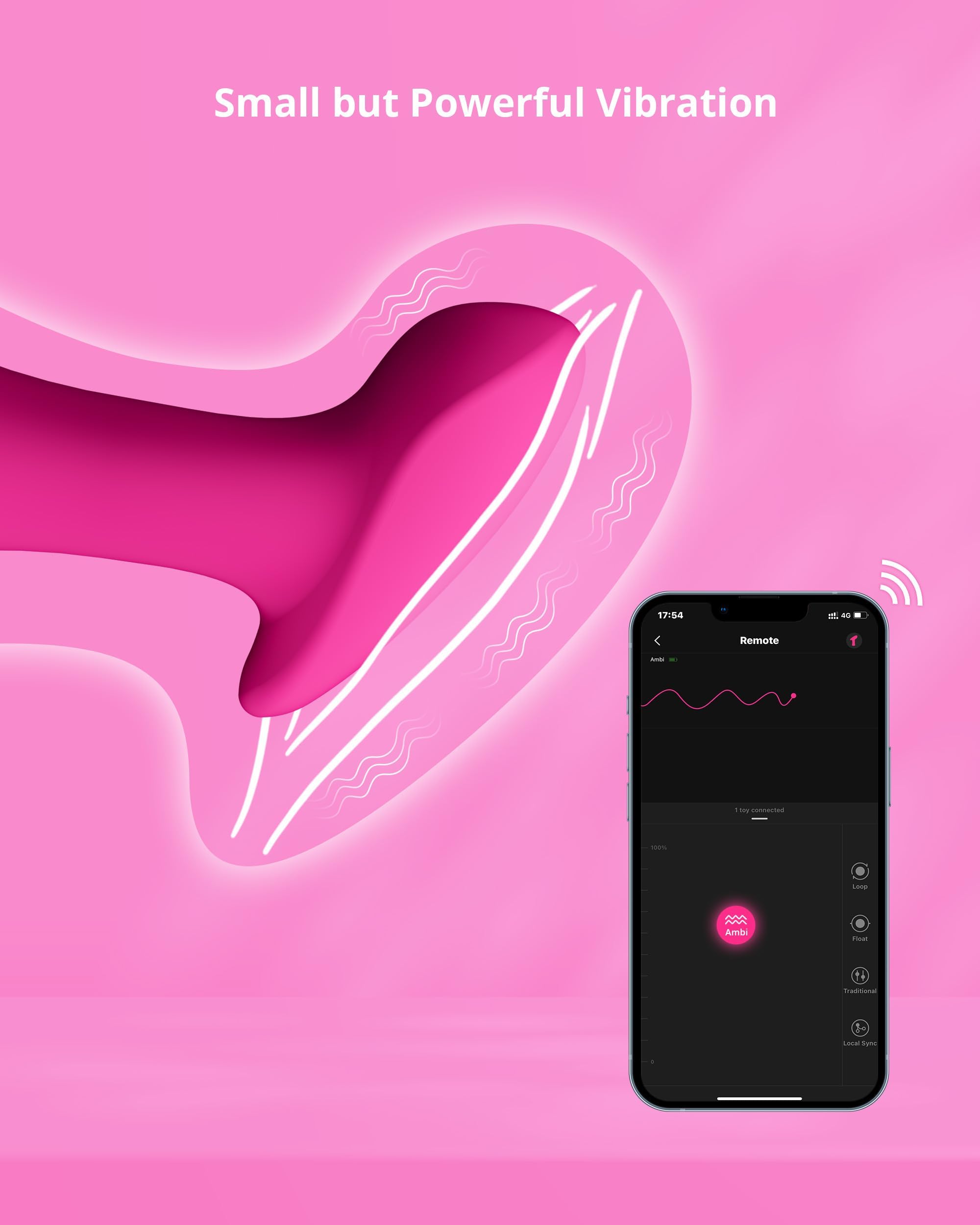 LOVENSE Ambi Mini Bullet Vibrator, Small and Discreet Powerful Stimulator with Long Distance Bluetooth Wireless Control, Hammer Shape to Pinpoint Stimulate: LOVENSE Ambi Mini Bullet Vibrator, Small and Discreet Powerful Stimulator with Long Distance Bluetooth Wireless Control, Hammer Shape to Pinpoint Stimulate