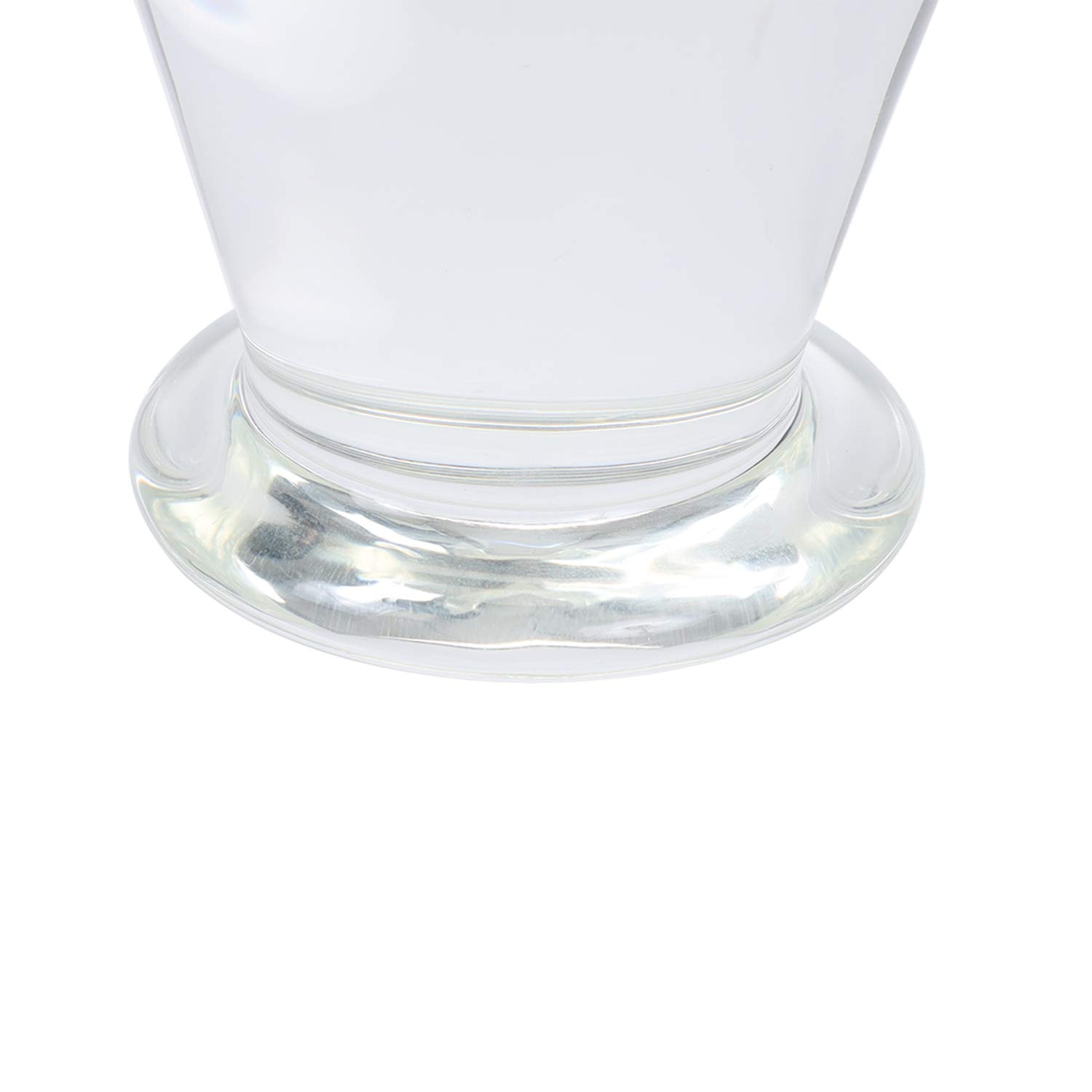 Epichao Huge Head Glass Butt Plug Crystal Anal Plug Bum Plug Bomb Plug Anal Trainer Anal Expander Training Sex Toy (): 3.15"
