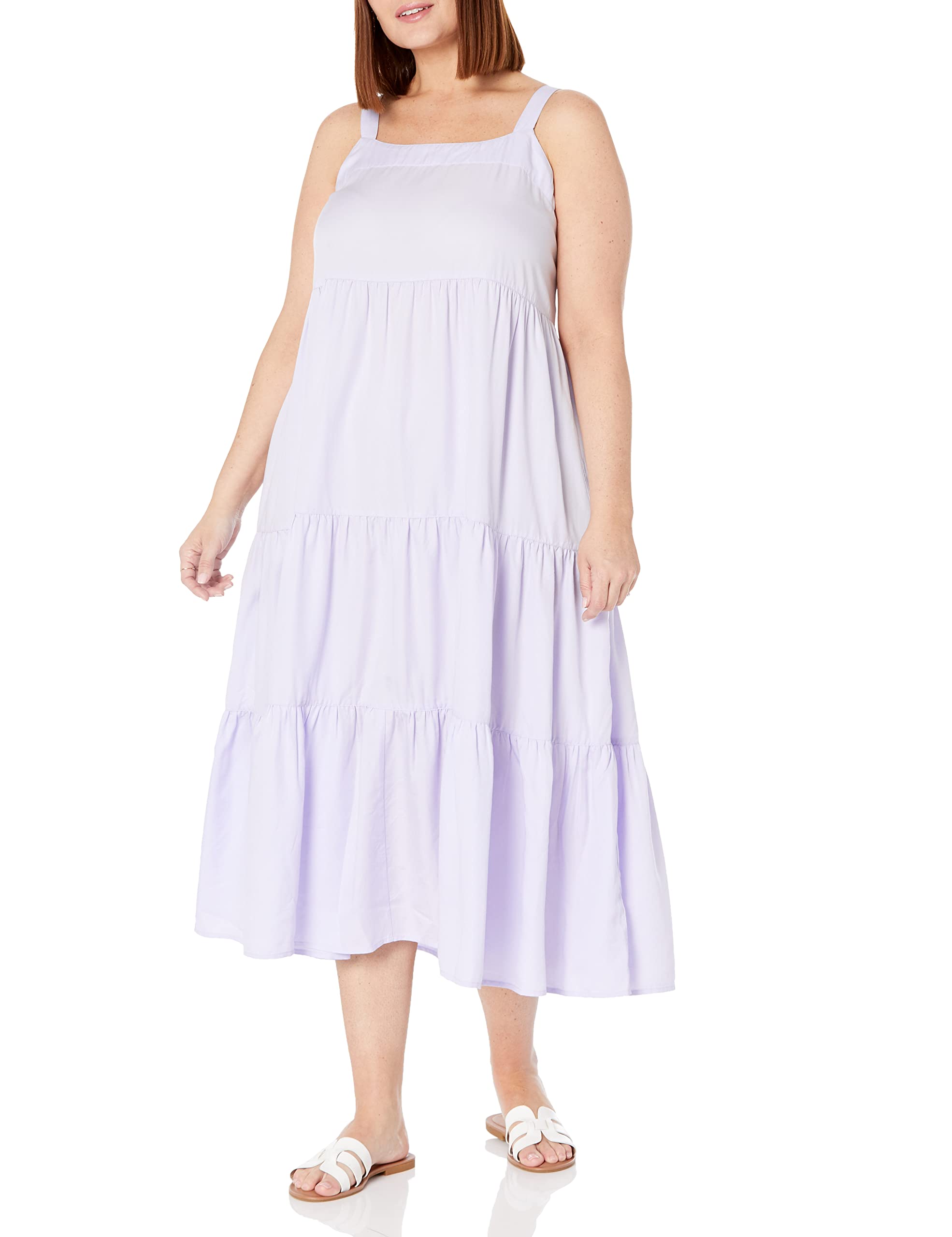 The Drop Women's Britt Tiered Maxi Tent Dress