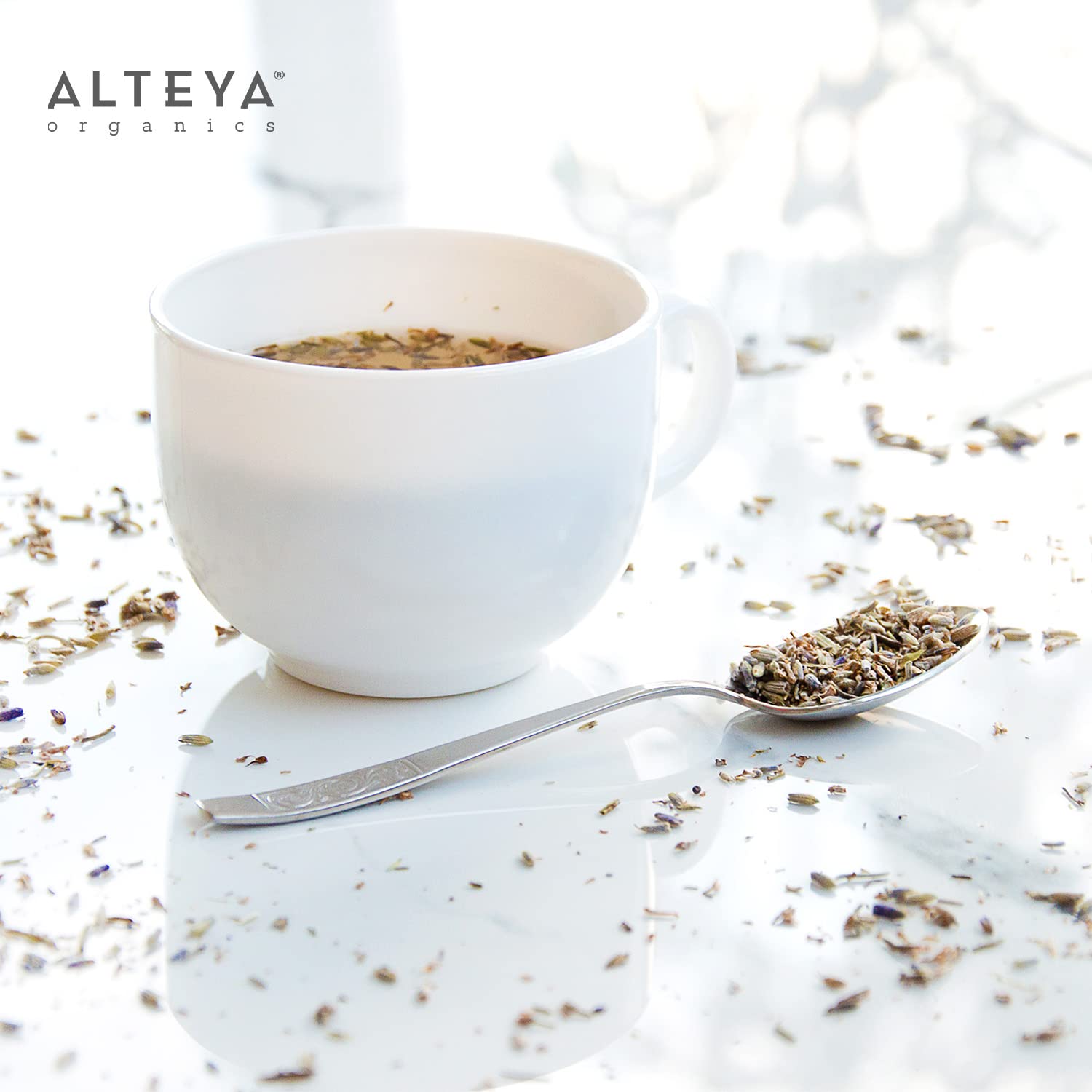 Alteya Organics Organic Lavender Flowers - USDA Certified Organic Lavender Tea - Herbal - 2.82 Oz: 2.82 Ounce (Pack of 1)