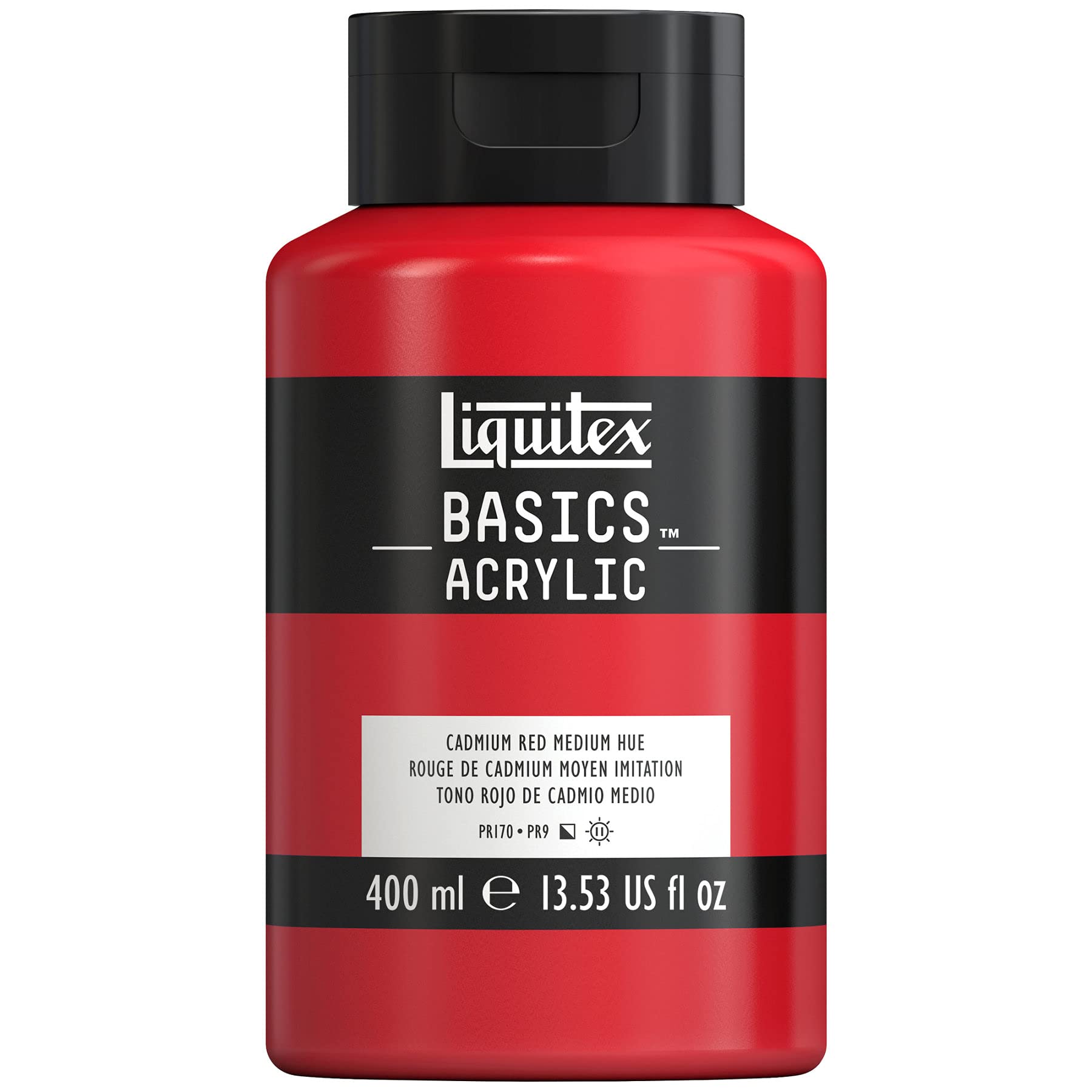 Liquitex BASICS Acrylic Paint, 118ml (4-oz) Tube, Medium Magenta: Cadmium Red Medium Hue 13.5 Fl Oz (Pack of 1)