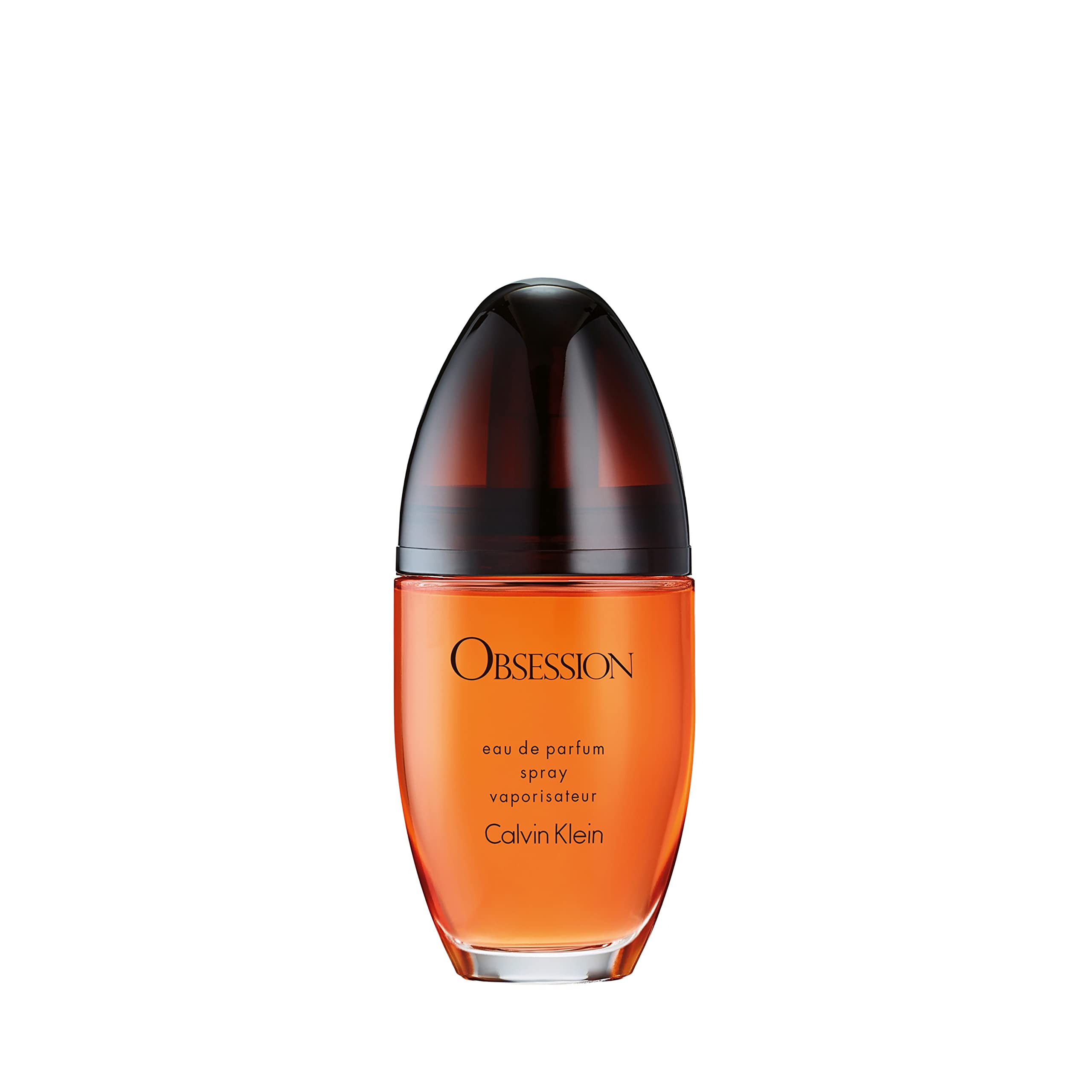 Calvin Klein Obsession Eau de Parfum – Ambery Women's Perfume – With Notes of Mandarin, Bergamot, Jasmine & Patchouli – Long Lasting Fragrance: 1 fl oz.