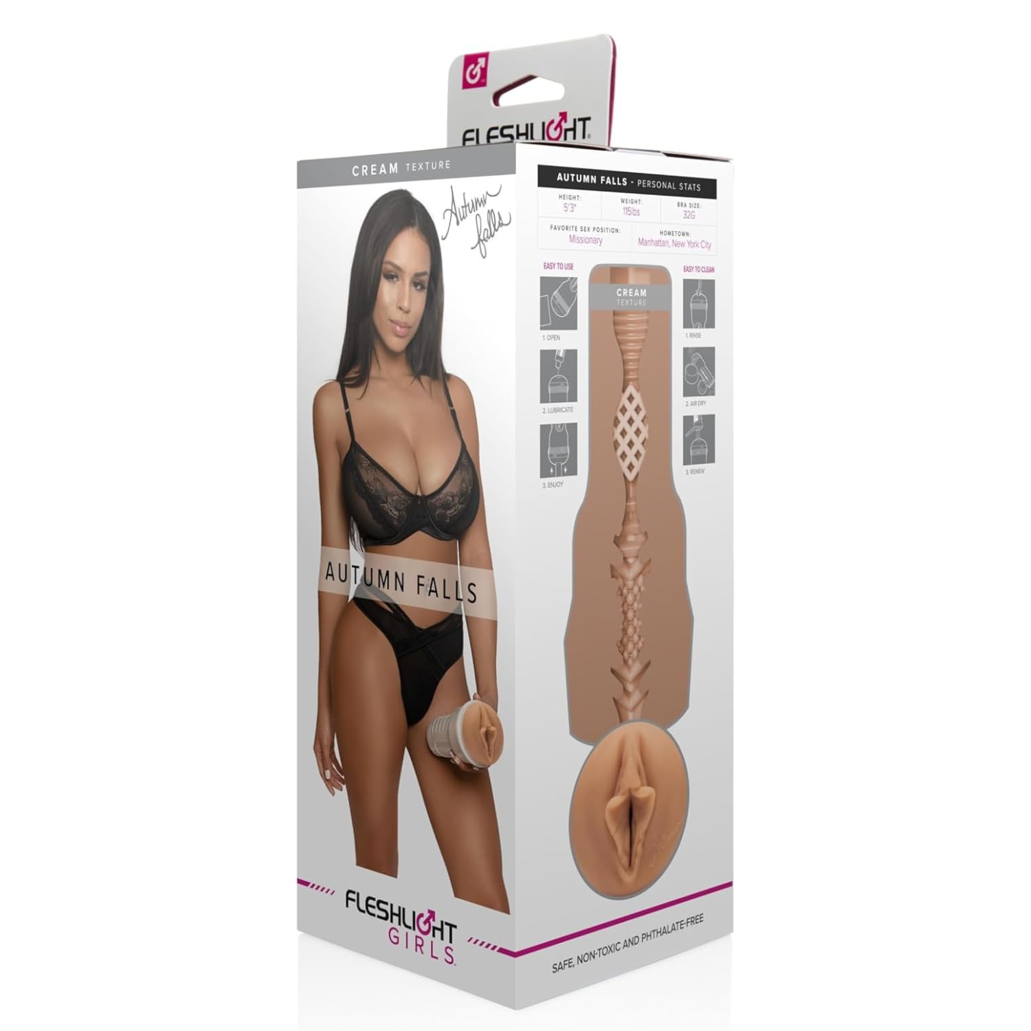 Fleshlight Girls | Autumn Falls | Cream | Pornstar Sex Toy