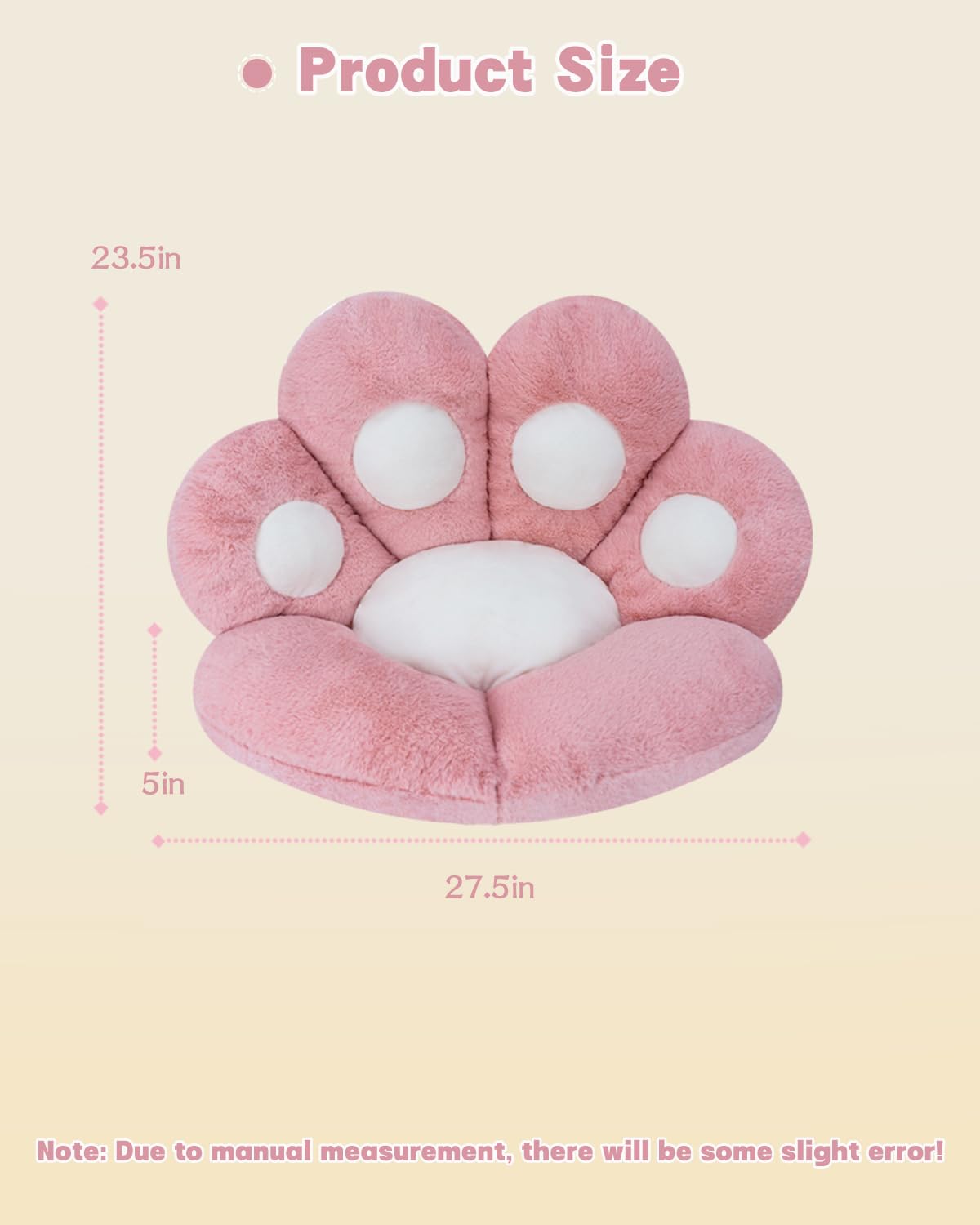 MOONBEEKI Cat Paw Cushion Chair Comfy Kawaii Plush Seat Cushions Shape Lazy Pillow for Gamer Chair 28"x 24" Cozy Floor Cute Seat Kawaii for Girl Worker Gift, Dining Room Bedroom Decorate Black: MOONBEEKI Cat Paw Cushion Chair Comfy Kawaii Chair Plush Seat Cushions Shape Lazy Pillow for Gamer Chair 28"x 24" Cozy Floor Cute Seat Kawaii for Girl Worker Gift, Dining Room Bedroom Decorate