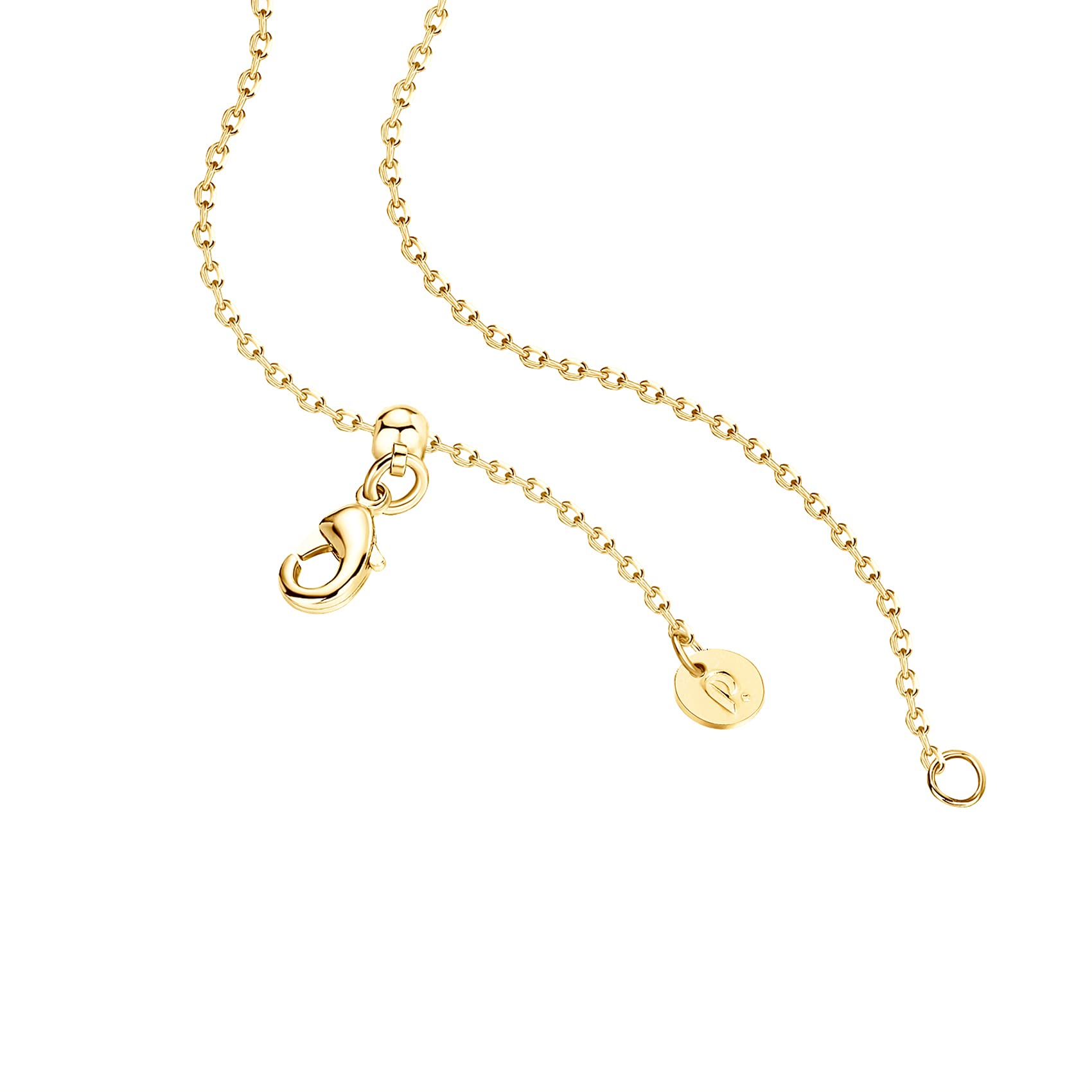 PAVOI 14K Gold Plated Cubic Zirconia Heart Necklace | Cute Dainty Love Pendant Necklaces for Women