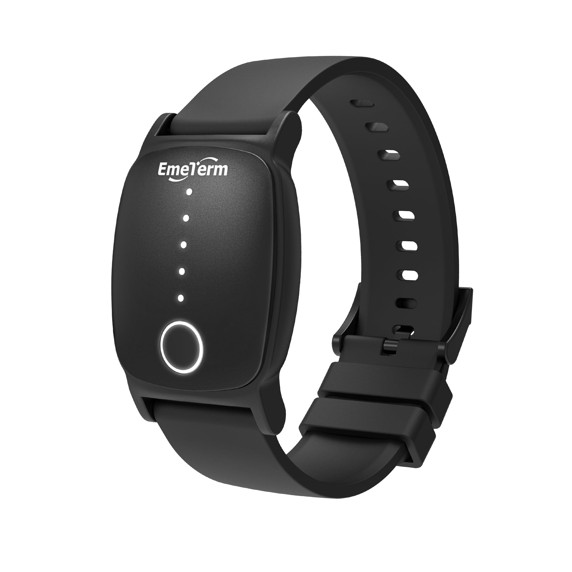 EmeTerm Explore FDA-Cleared Anti-Nausea Wristband IP67 Waterproof Morning Motion Sickness Relief Band Rechargeable Classic Strap Design Drug Free Non-drowsy Without Side Effects