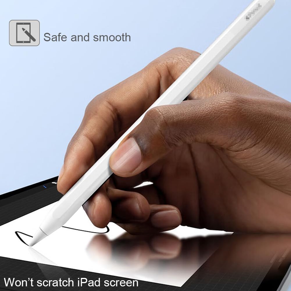 SIXFU Replacement Tips for Apple Pencil 2nd Generation/ 1st Generation Tips, iPencil Nibs Accessories for iPad Pro Pencil 2/1 Gen(4 Pack)