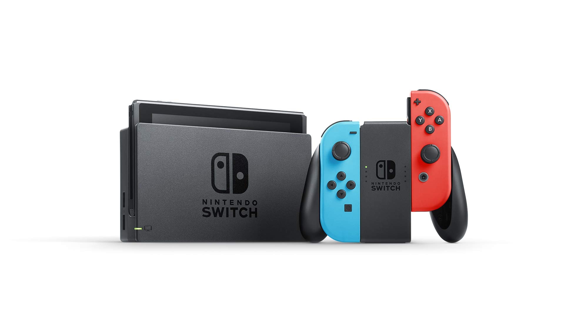 Nintendo Switch – OLED Model w/ Neon Red & Neon Blue Joy-Con: Neon Blue and Red
