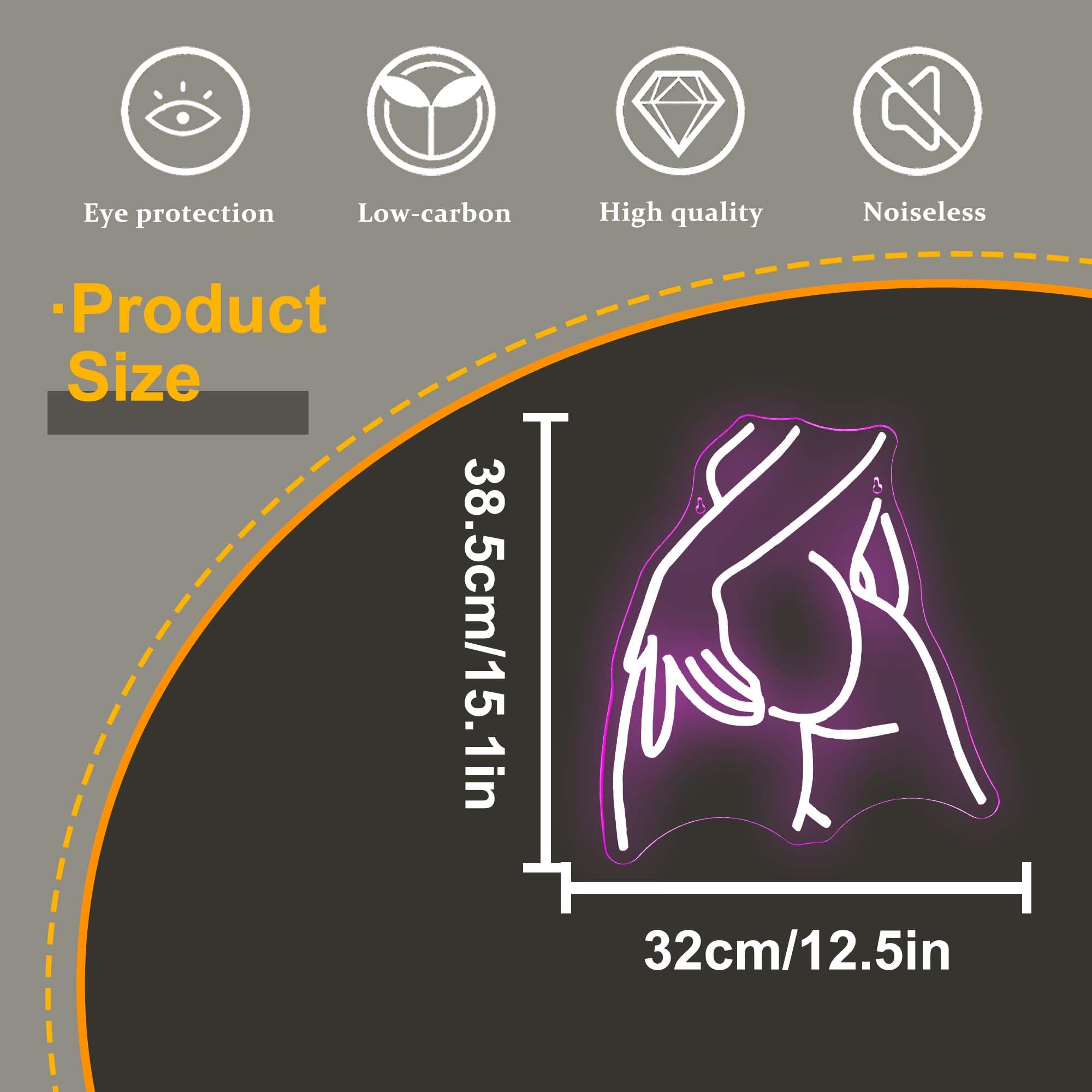 Pretty Ladies Body Neon Sign, Woman Body Neon Light,Lady Buttocks Neon Sign, Aesthetic Pink Ass Line Art Neon Light, USB Powered for Bachelor Club Garage Party Bedroom Bar Shop Logo Business Signs: Pretty Ladies Body Neon Sign, Woman Body Neon Light,Lady Buttocks Neon Sign, Aesthetic Pink Ass Line Art Neon Light, USB Powered for Bachelor Club Garage Party Bedroom Bar Shop Logo Business Signs
