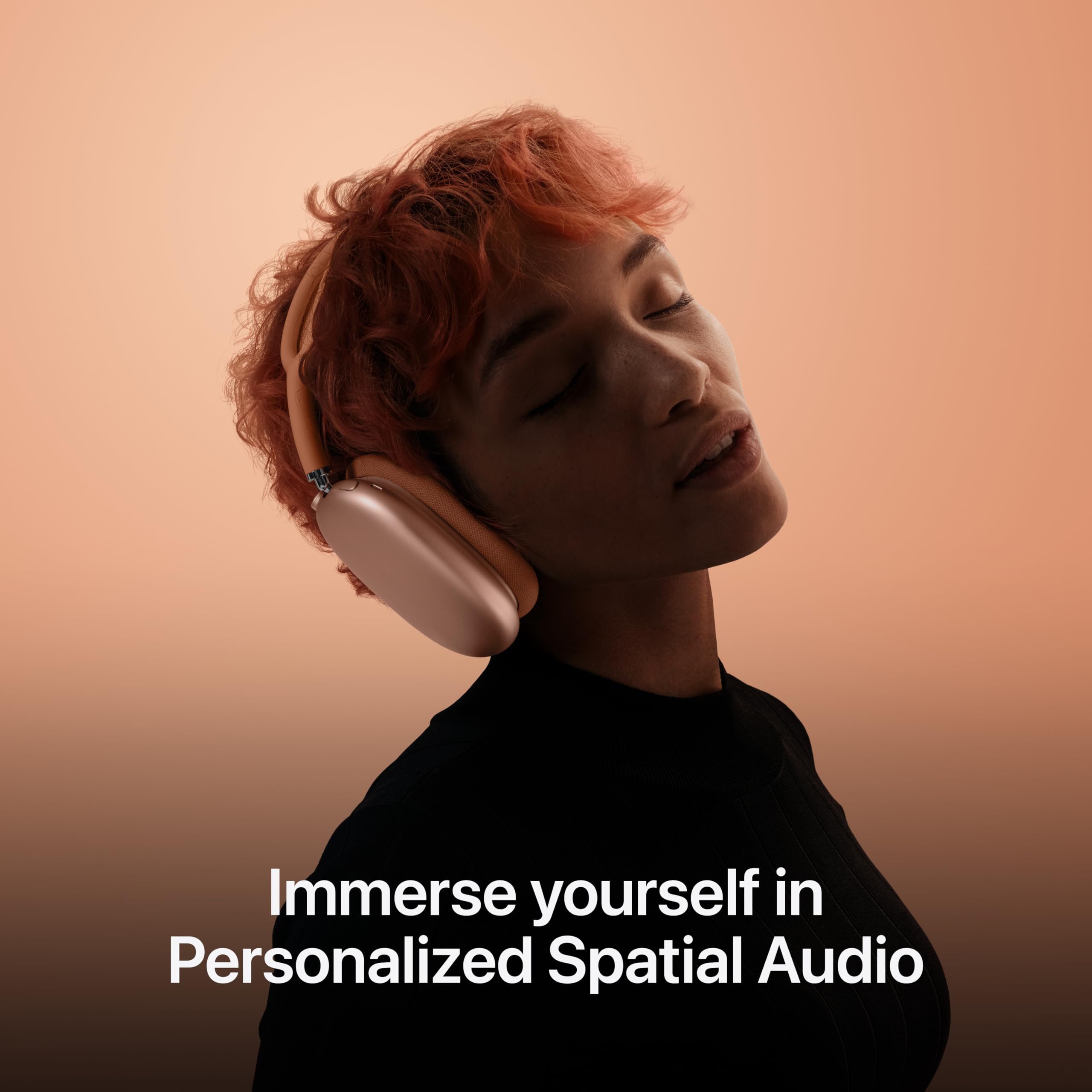 Apple AirPods Max Wireless Over-Ear Headphones, Active Noise Cancelling, Transparency Mode, Personalized Spatial Audio, Dolby Atmos, Bluetooth Headphones for iPhone – Space Gray: USB-C Purple Without AppleCare+