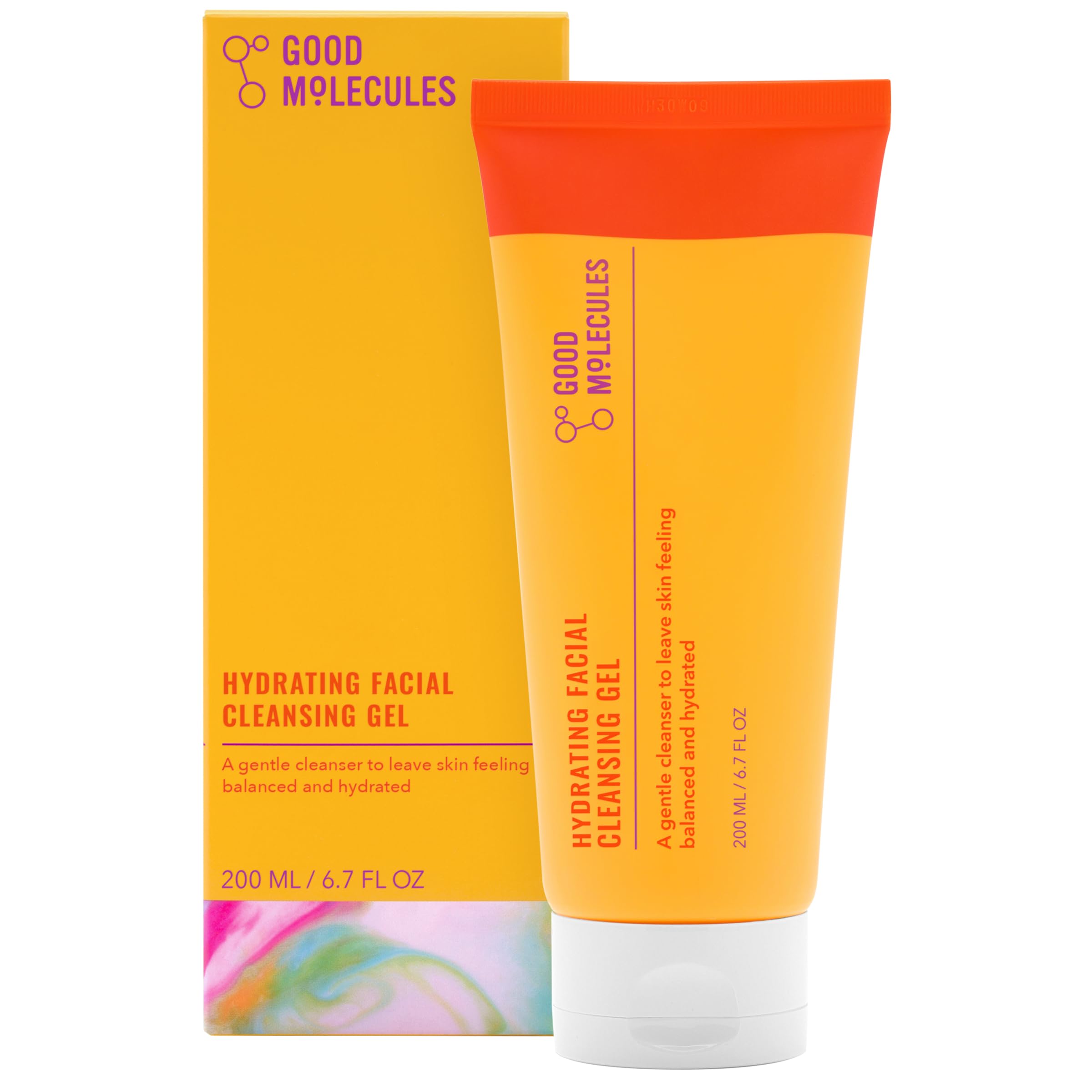 Good Molecules Hydrating Facial Cleansing Gel - Face Wash with Rosewater and Pineapple Extracts to Brighten, Cleanse, and Moisturize - Facial Cleanser, Skin Care thumbnail 1