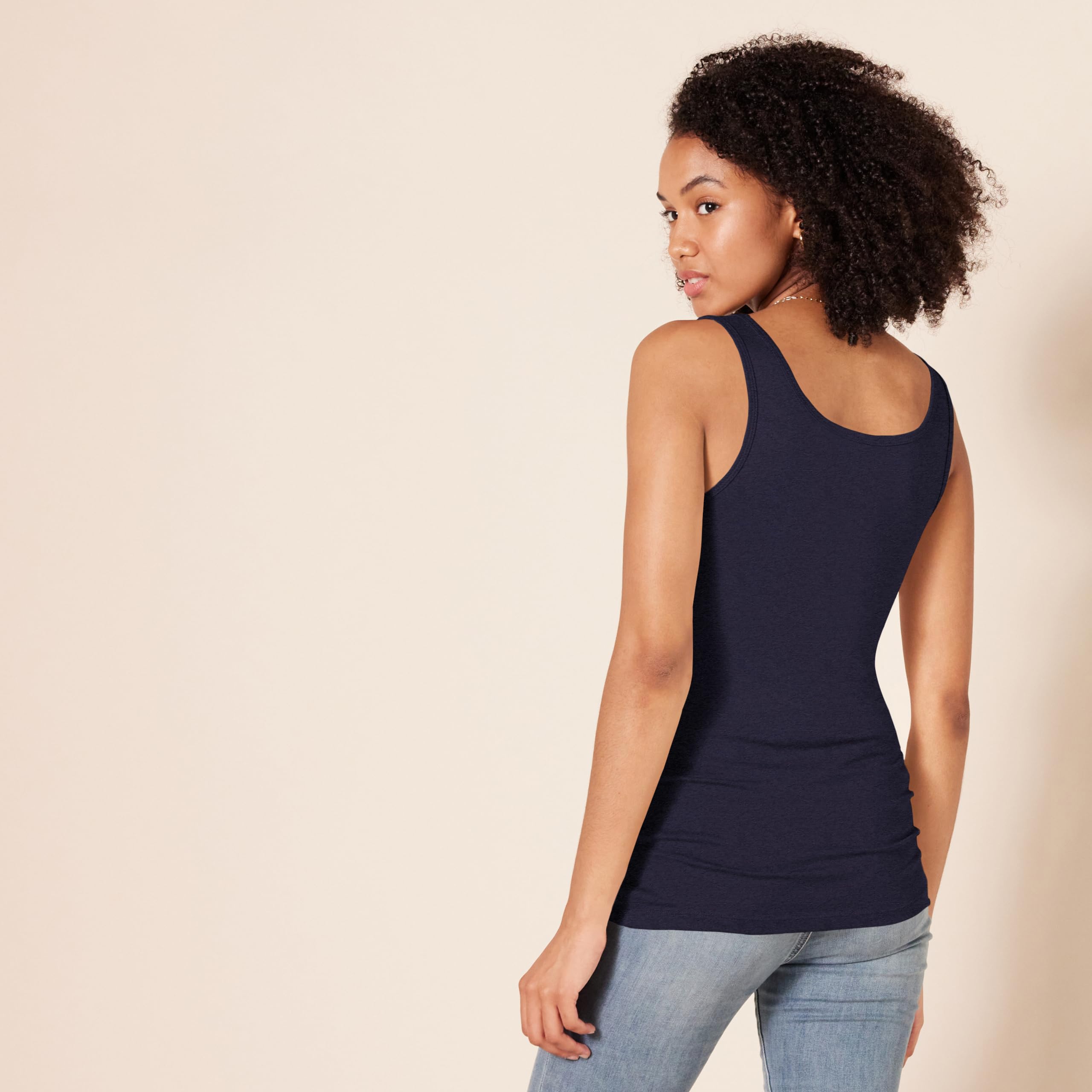Amazon Essentials Women's Slim-Fit Tank Top, Pack of 2