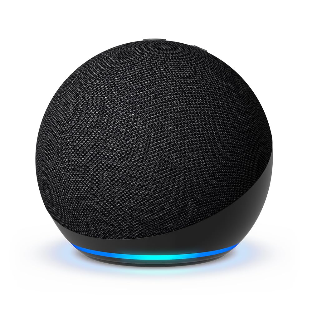 Amazon Echo Dot (newest model), Vibrant sounding Alexa speaker, Great for bedrooms, dining rooms and offices, Charcoal: Charcoal Device only