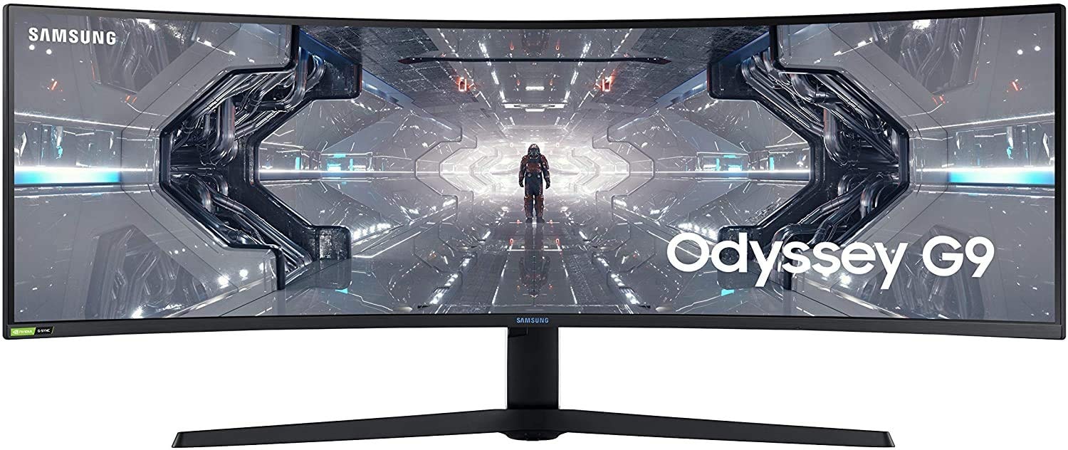 SAMSUNG 49-Inch Odyssey G9 Series DQHD 1000R Curved Gaming Monitor, 1ms(GtG), VESA DisplayHDR 1000, 240Hz, AMD FreeSync Premium Pro, Height Adjustable Stand, LS49CG954ENXZA, 2024 - Image 1