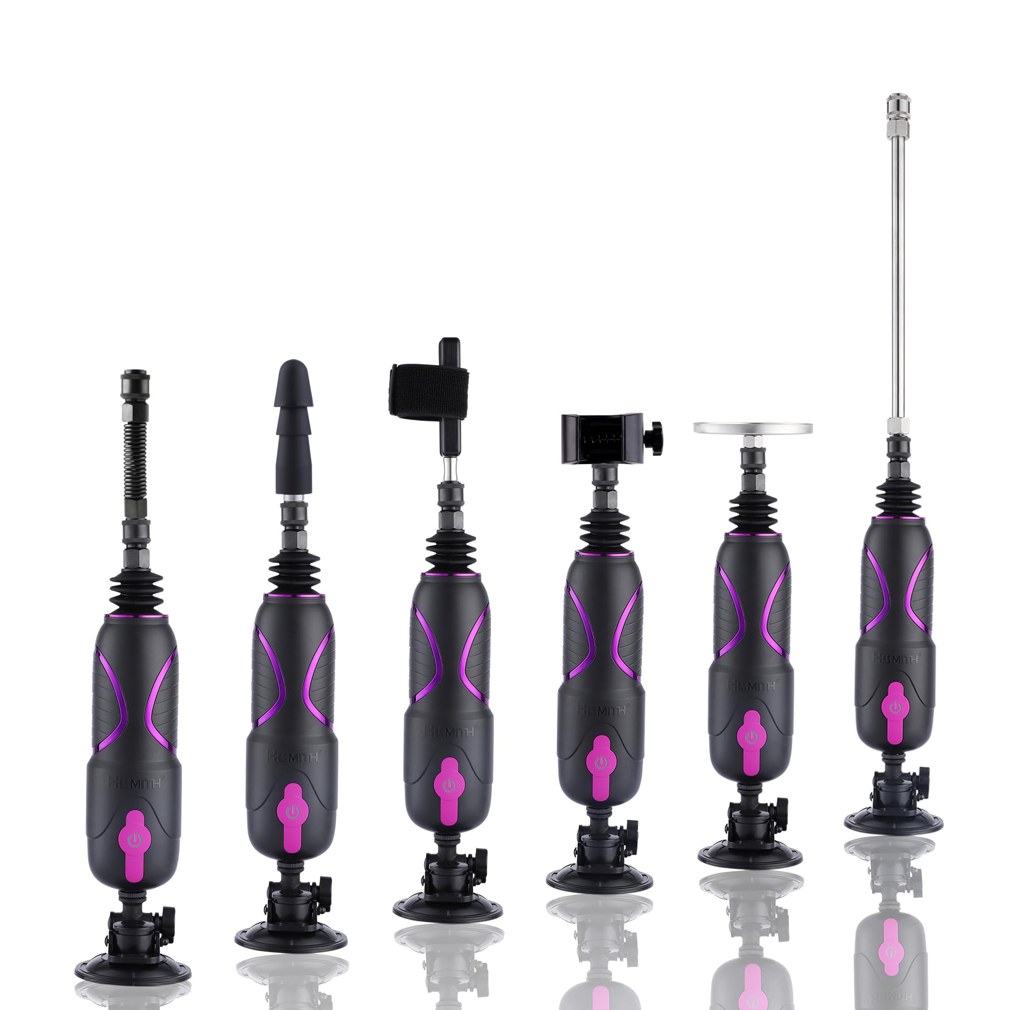 Hismith Luxury Adapters Kit for Lovers - Function Expansion Set with KlicLok System: For Lovers