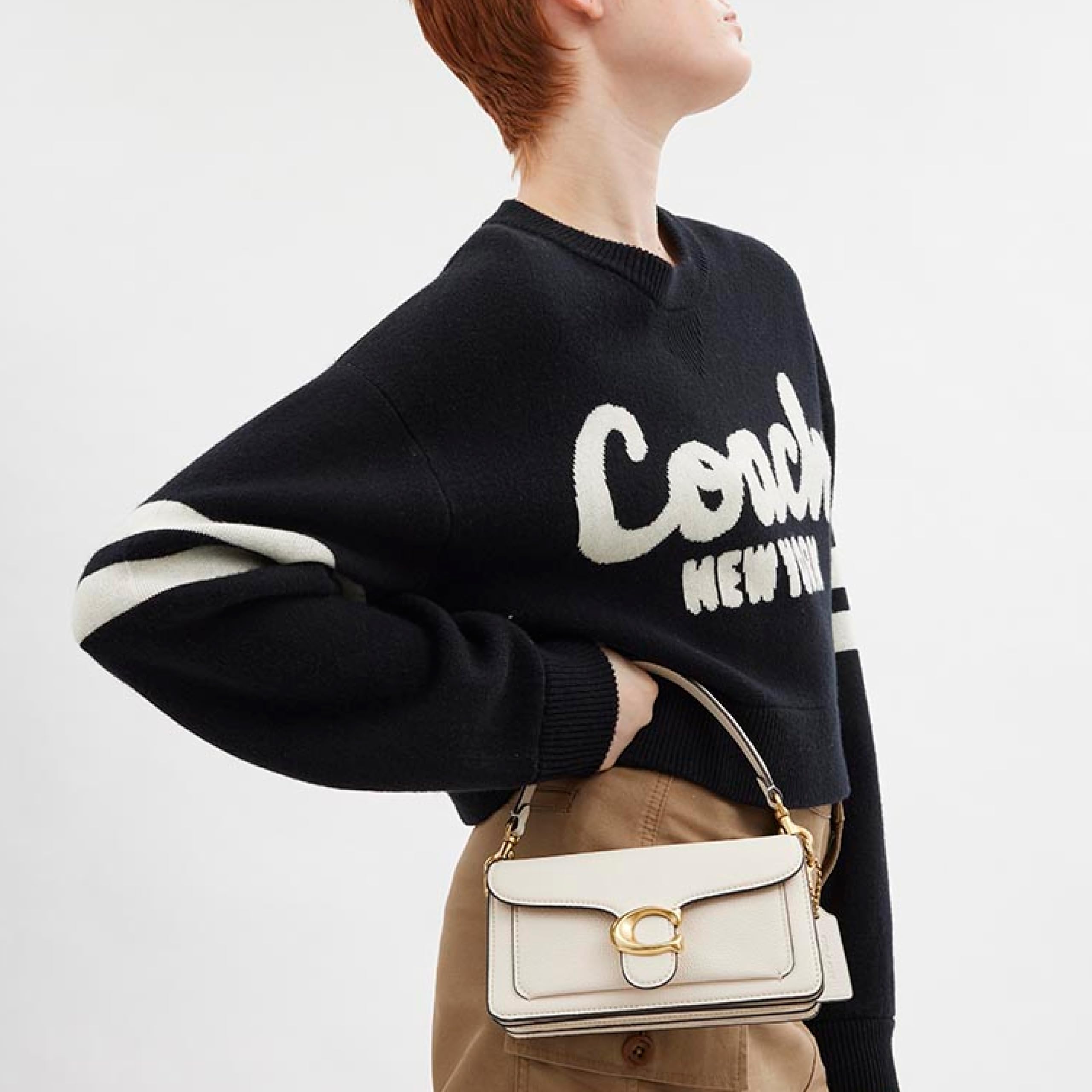 Coach Tabby Shoulder Bag 20: One Size Chalk