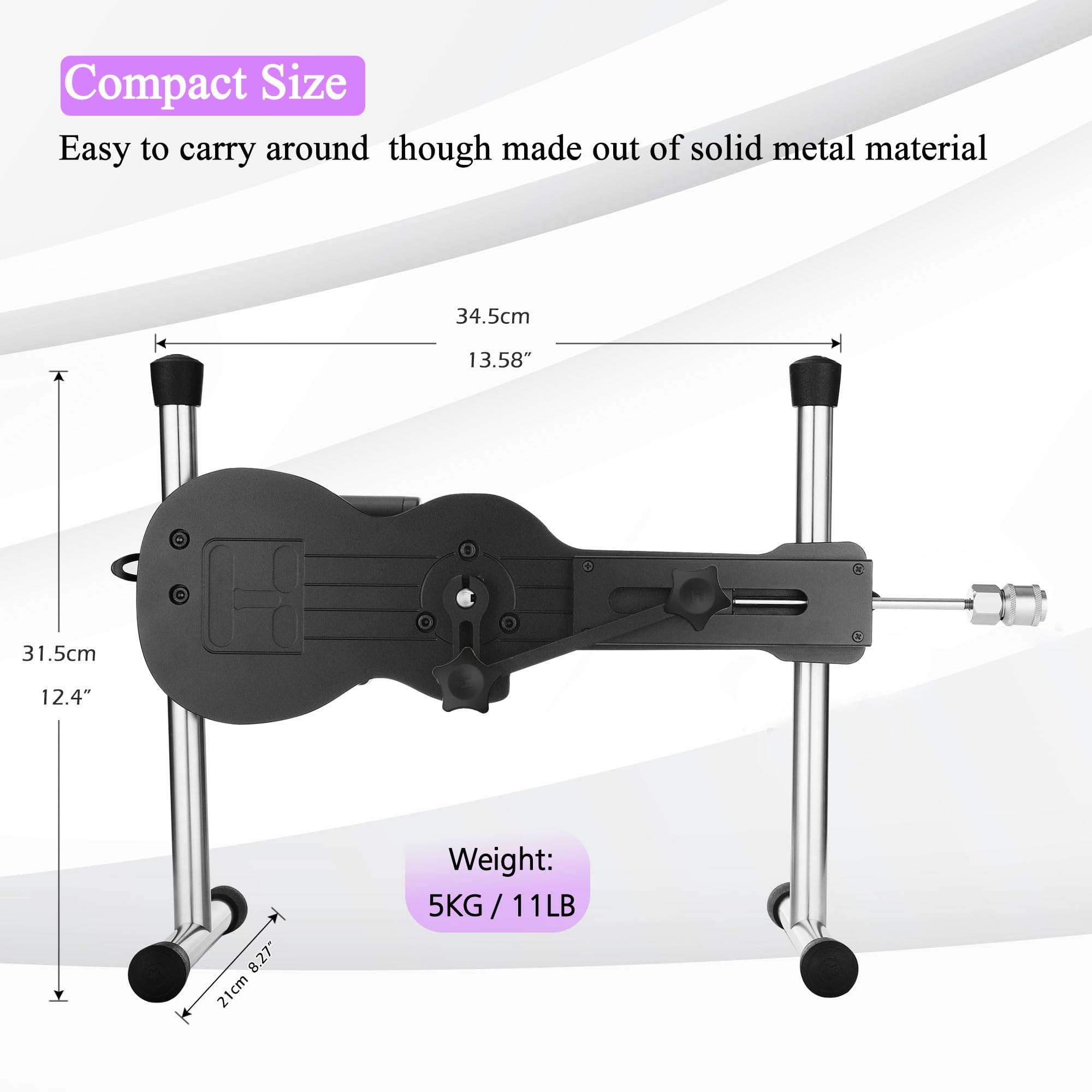 Hismith Premium 3.0 Pro, Sex Machine with KlicLok System, Wire and Intelligent APP Controlled Love Machine with Dildo,Purple: Mini Machine
