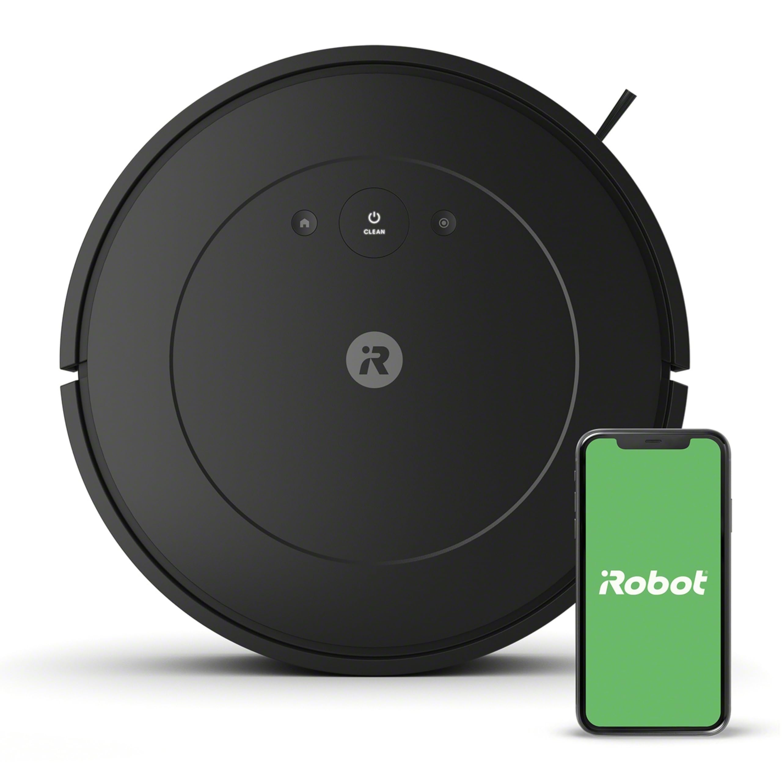 iRobot  Robot Vacuum-Wi-Fi Connectivity, Personalized Cleaning Recommendations, Works with Alexa, Good for Pet Hair, Carpets, Hard Floors, Self-Charging: Roomba Q011 Amazon Exclusive