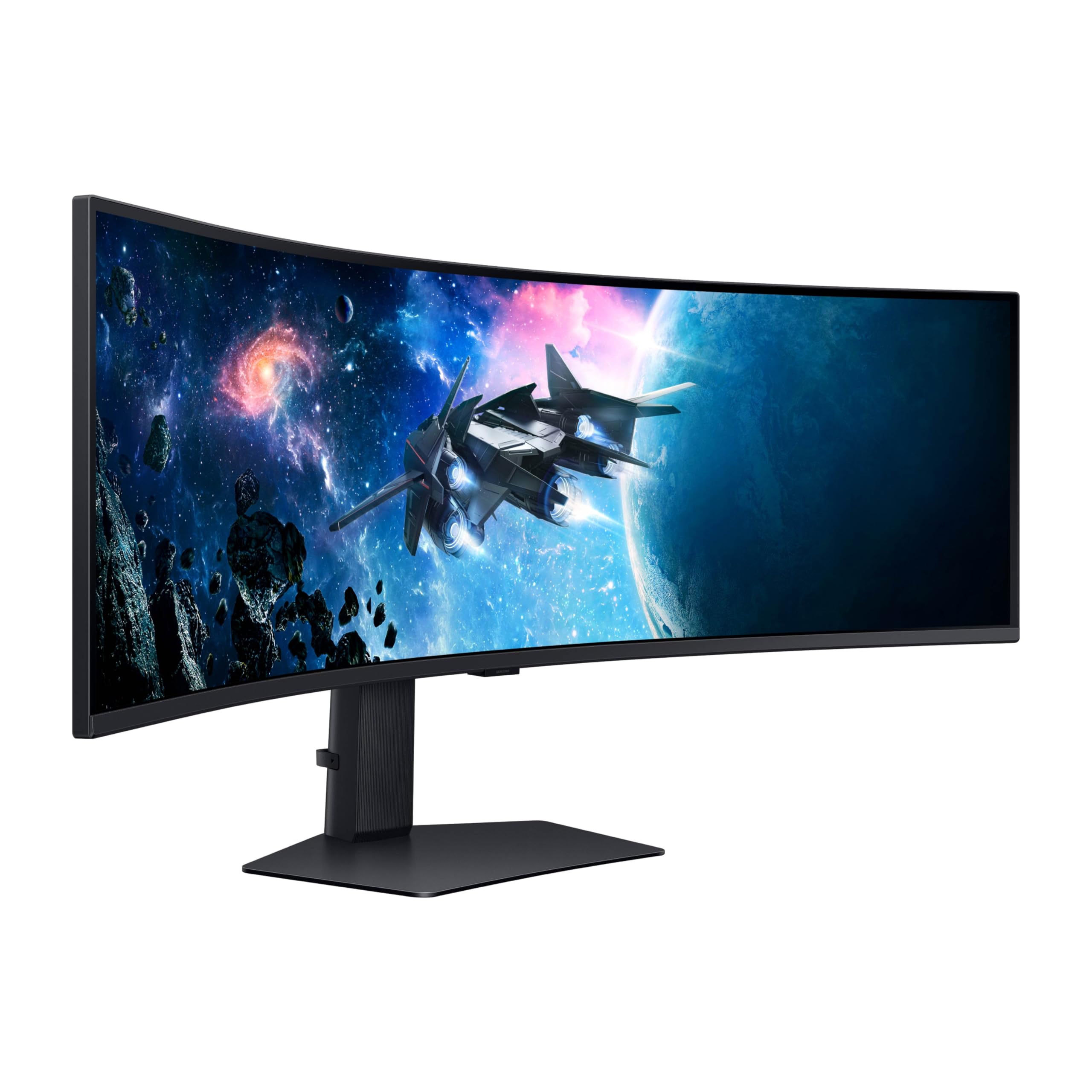 SAMSUNG 49” Odyssey G9 Series DQHD 1000R Curved Gaming Monitor, 1ms(GtG), VESA DisplayHDR 1000, 240Hz, AMD FreeSync Premium Pro, Height Adjustable Stand, Ultrawide Screen, LS49CG954ENXZA, 2024: DP and HDMI Cable