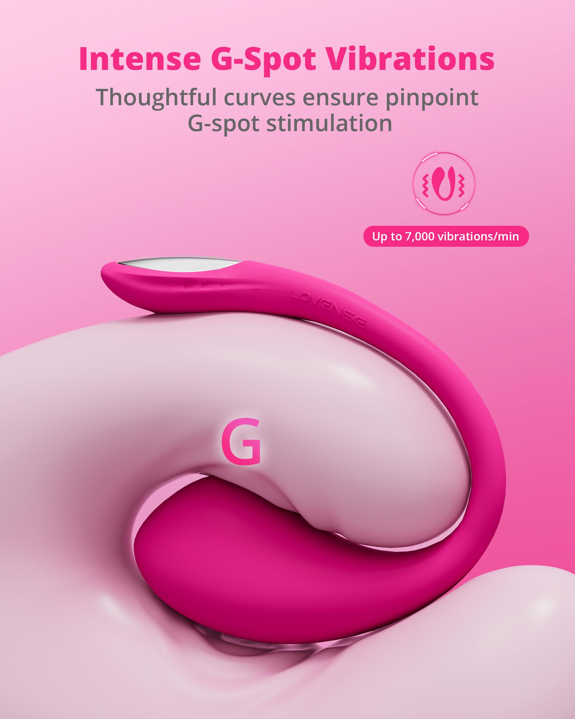 LOVENSE Lush 4 Remote Control Wearable G-spot Egg Vibrator for Women Dongle USB Bluetooth Adapter for PC Laptop Desktop Computer