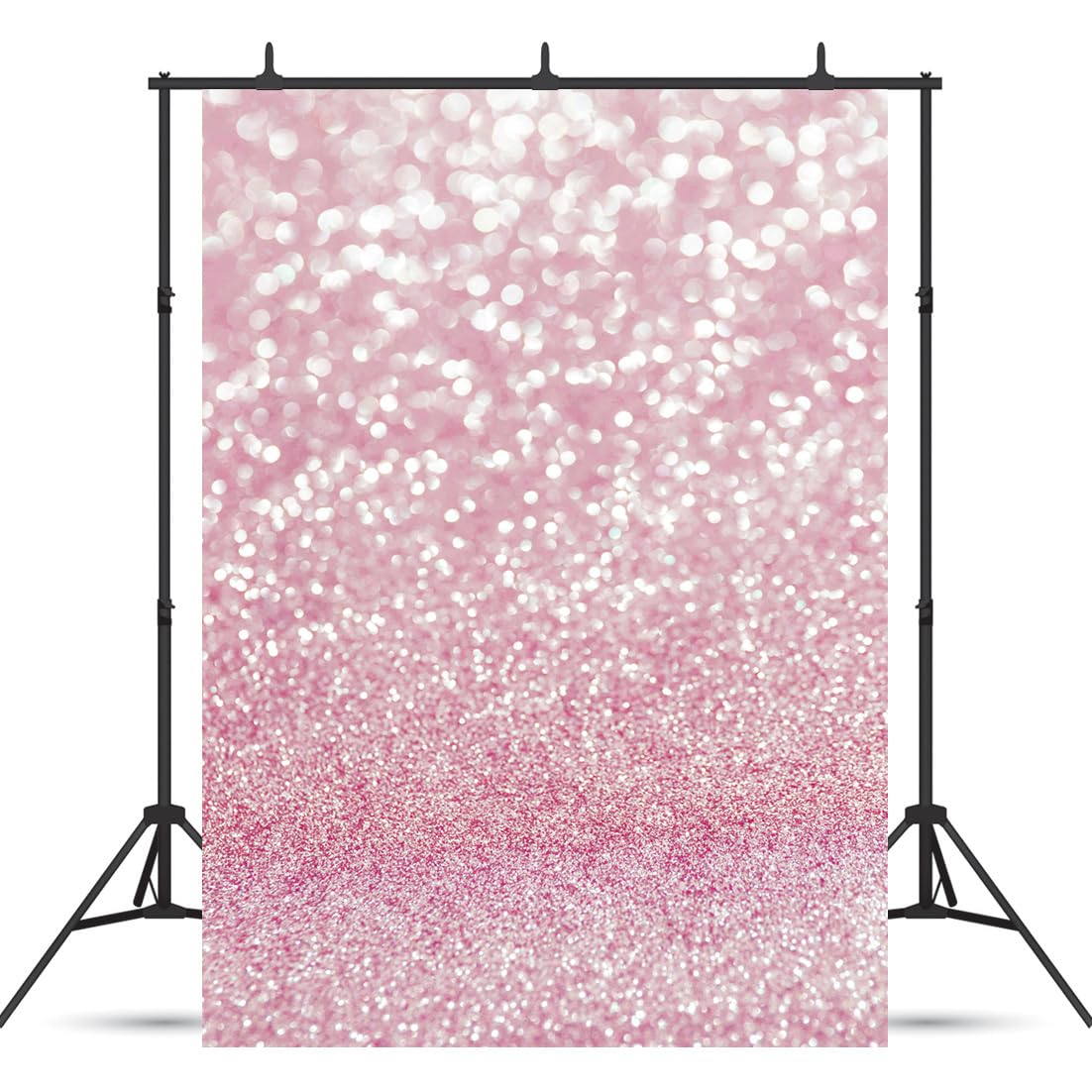WOLADA Gold Backdrop Bokeh Photography Backdrop 5x7FT 11791: 7x5FT Pink