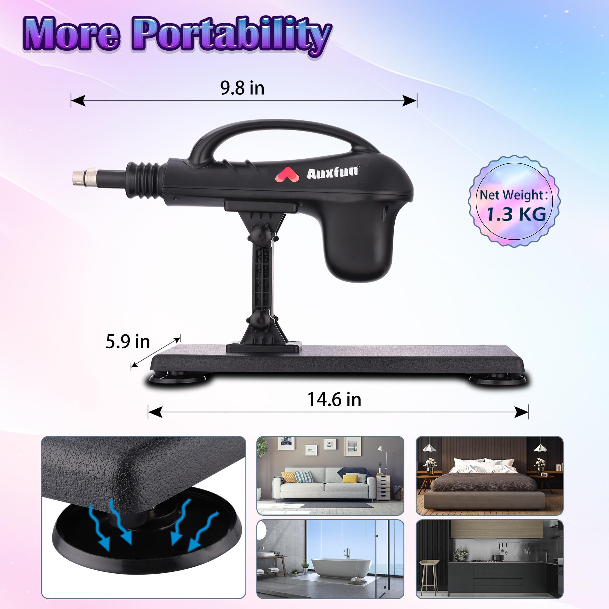 Sex Machine Thrusting Automatic Dildo Machine, Sex Machines Thrusting Sex Machine for Men Women with 7 Attachments 3 XLR Connector, Auxfun Love Machine with Suction Cup Adapter: Sex Machine Thrusting Automatic Dildo Machine, Sex Machines Thrusting Sex Machine for Men Women with 7 Attachments 3 XLR Connector, Auxfun Love Machine with Suction Cup Adapter