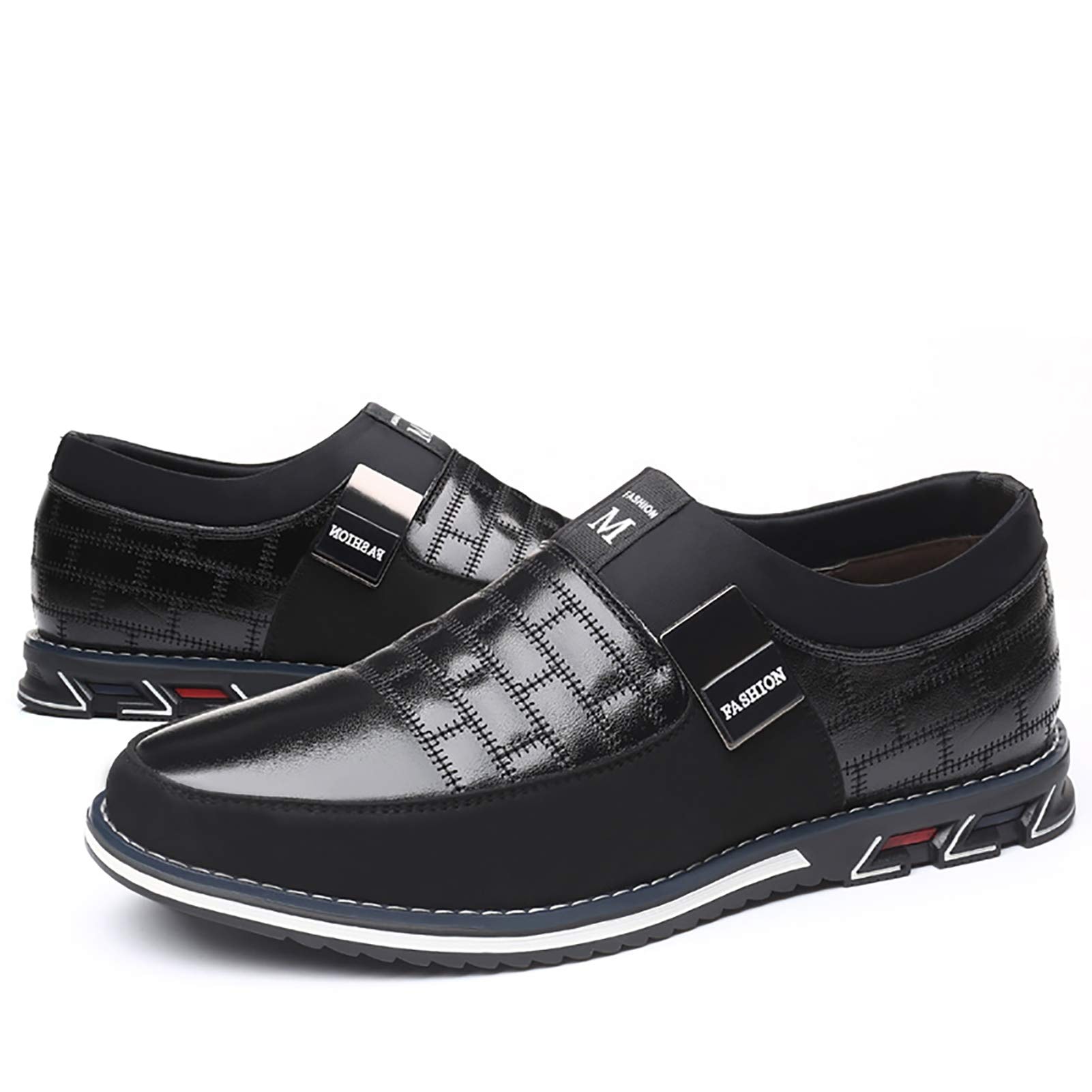 COSIDRAM Mens Casual Shoes Sneakers Loafers Comfort Walking Shoes for Male Business Work Office Dress