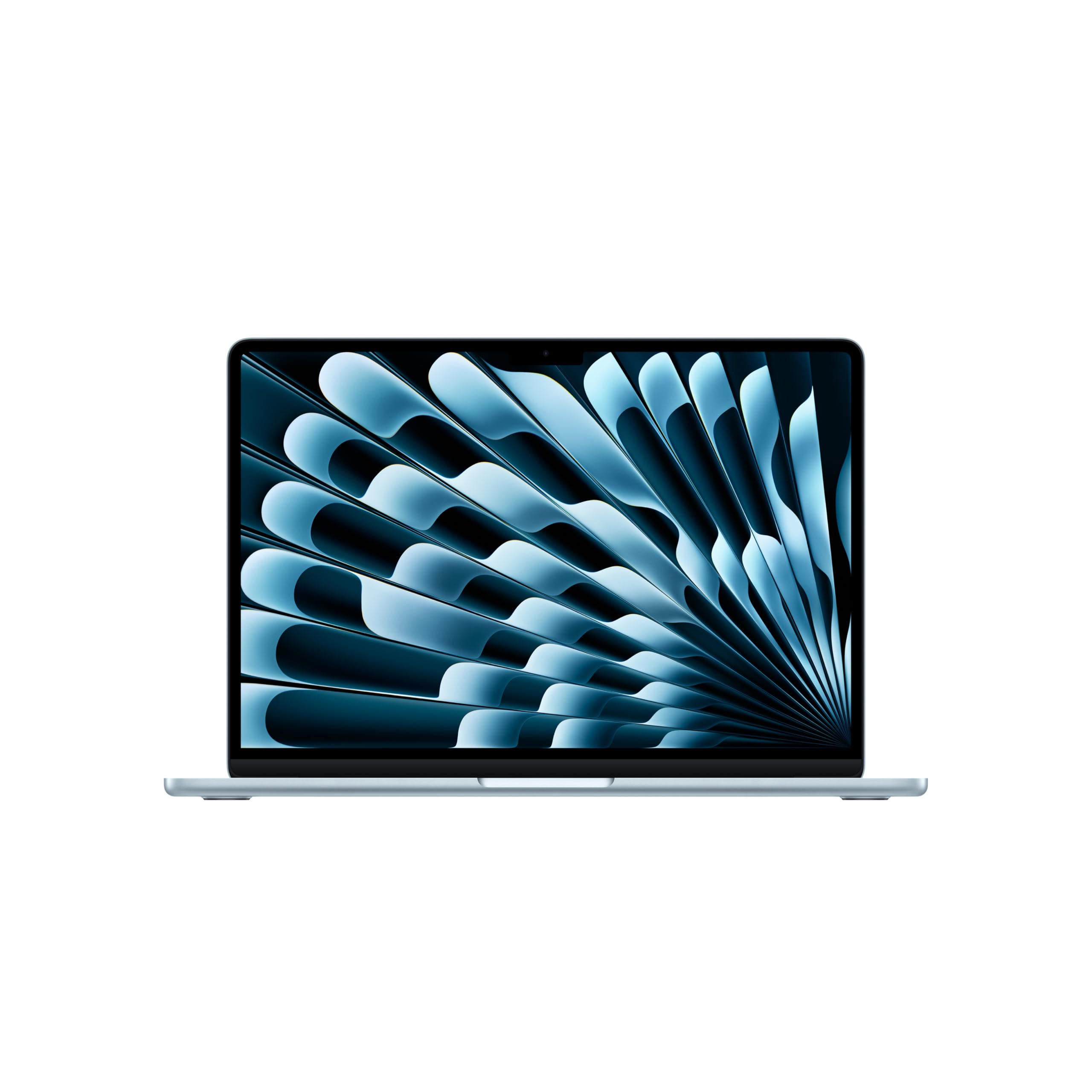 Apple 2025 MacBook Air 13-inch Laptop with M4 chip: Built for Apple Intelligence, 13.6-inch Liquid Retina Display, 16GB Unified Memory, 256GB SSD Storage, 12MP Center Stage Camera, Touch ID; Sky Blue: 16GB Unified Memory, 256GB SSD Storage Sky Blue Without AppleCare+
