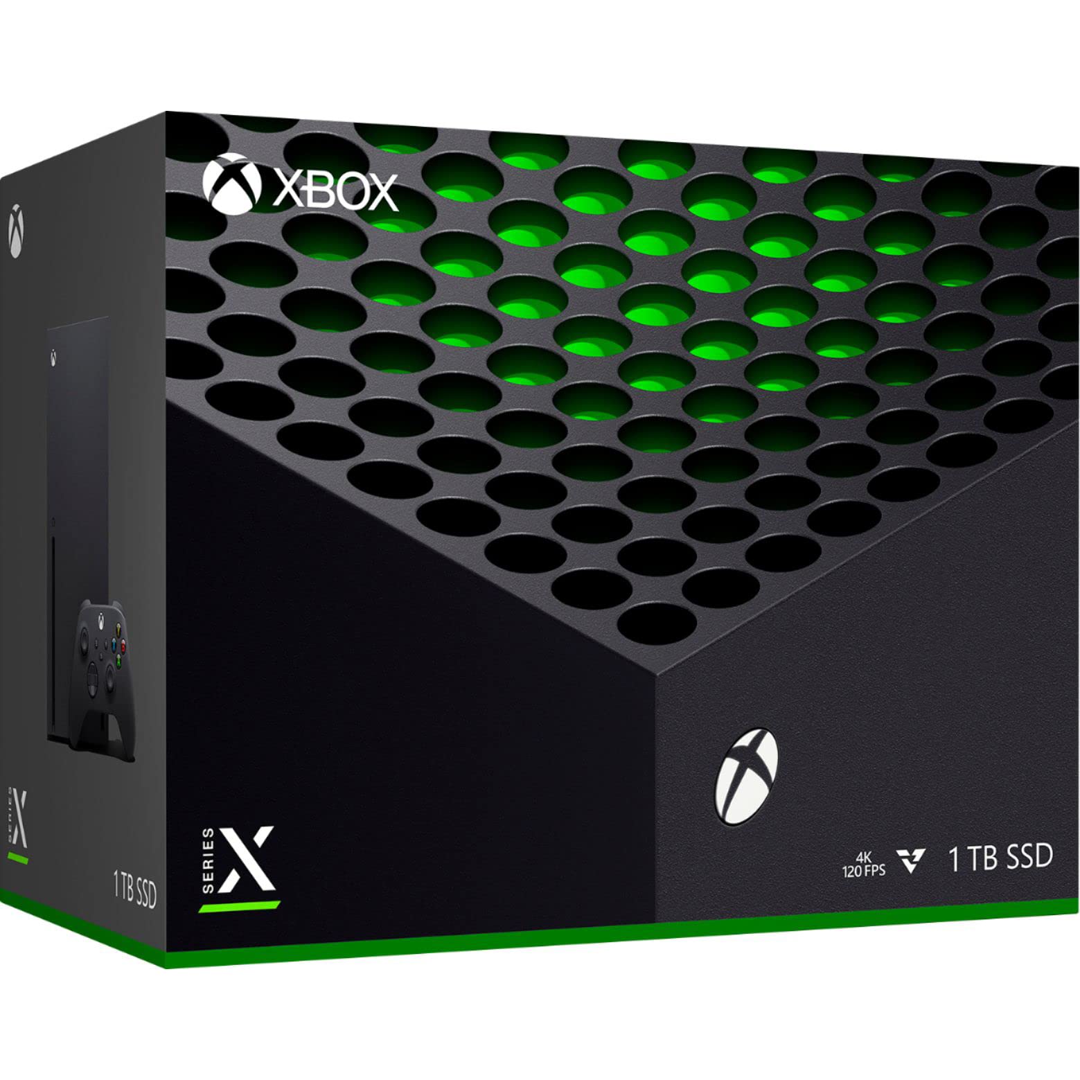 Microsoft Xbox Series X 1TB Gaming Console Console + 1 Wireless Controller - Backward Compatible with Thousands of Games, Fine-Tuned Performance, True 4K Gaming, Up to 120 FPS - HDMI_Cable