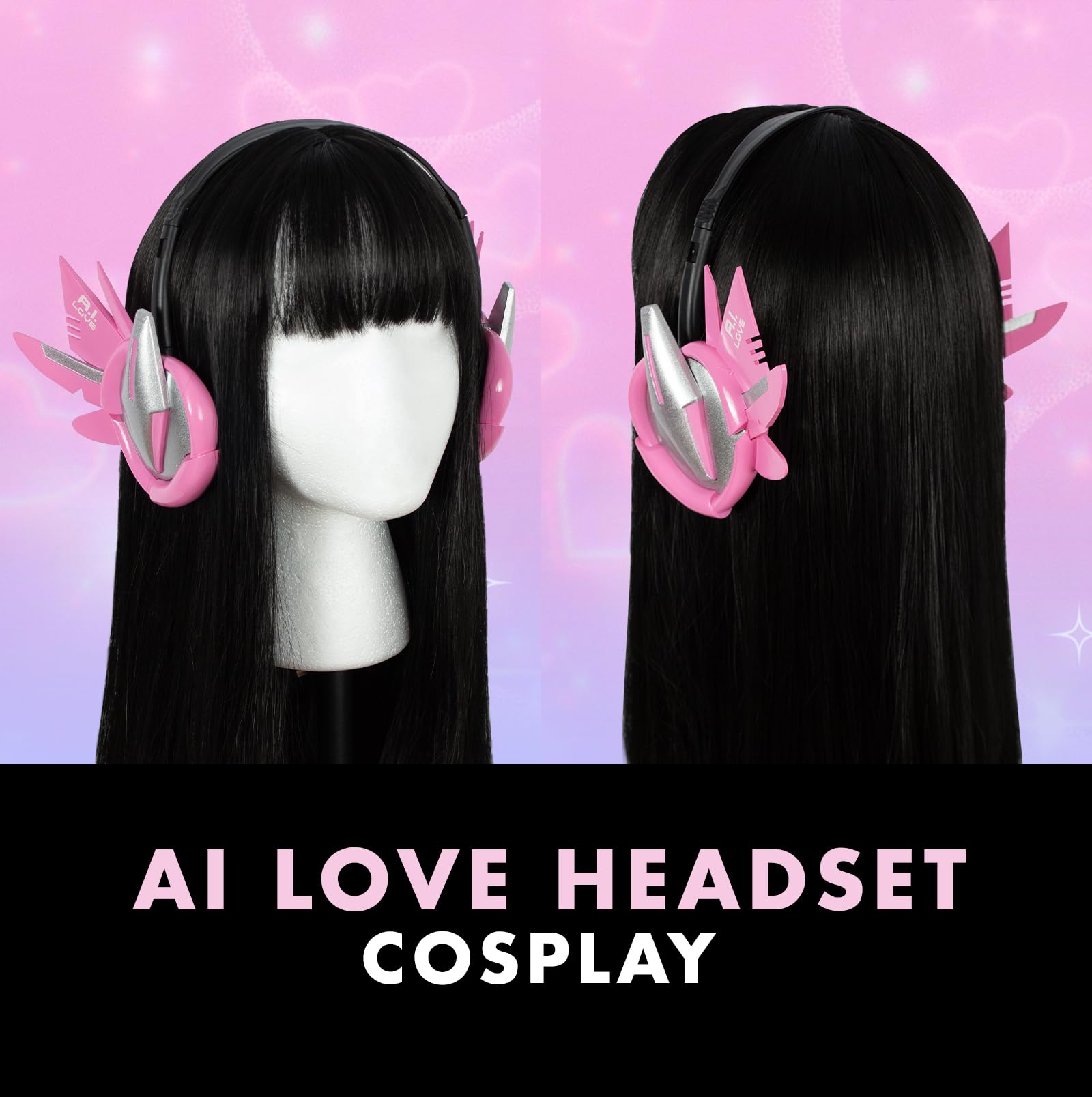MOEFLAVOR A.I. Love Headset: Silver