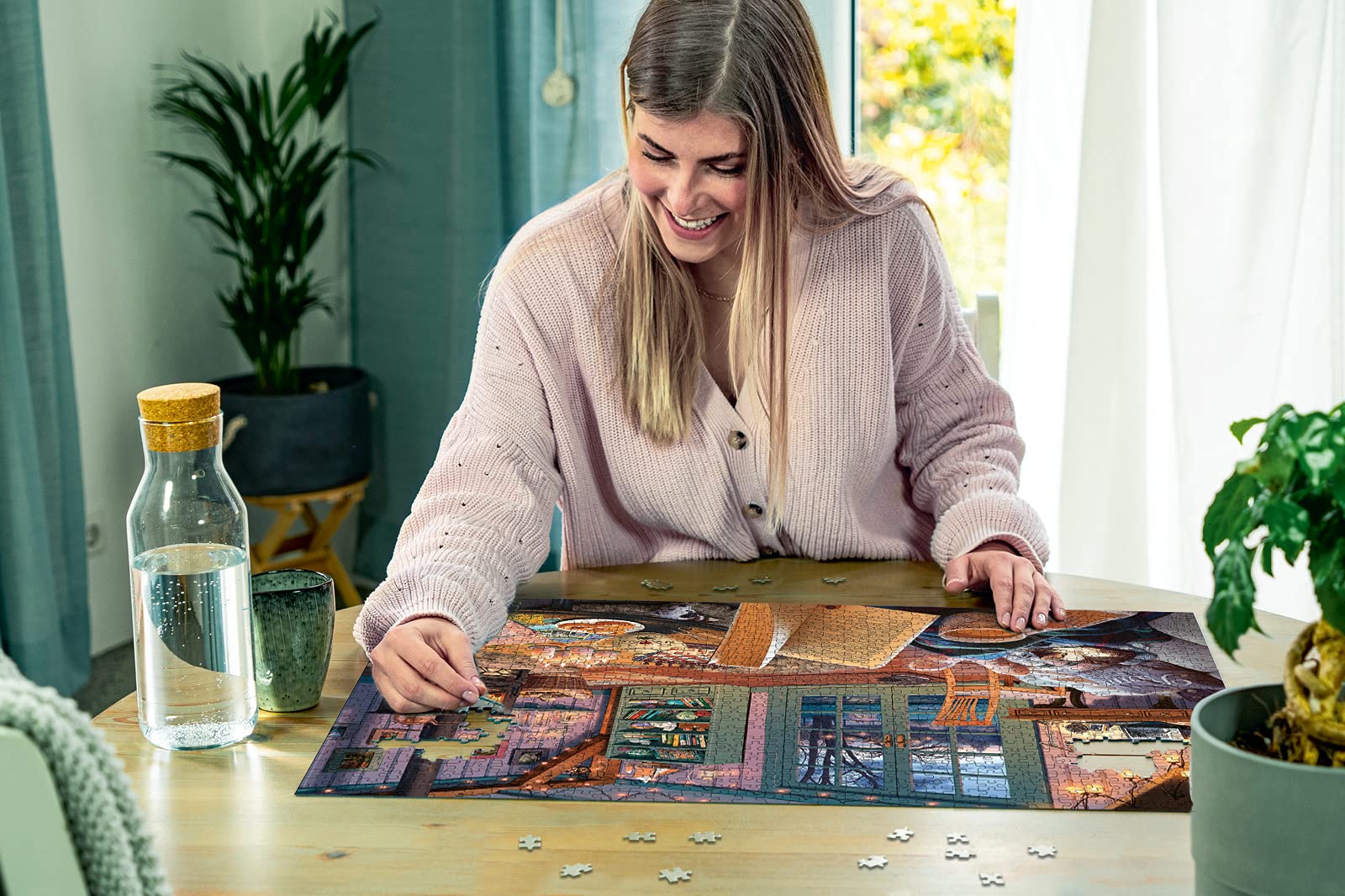 Ravensburger The Cosy Shed (1000 Piece Version of Cozy Retreat) Jigsaw Puzzle for Adults - Every Piece is Unique, Softclick Technology Means Pieces Fit Together Perfectly: Original Packaging