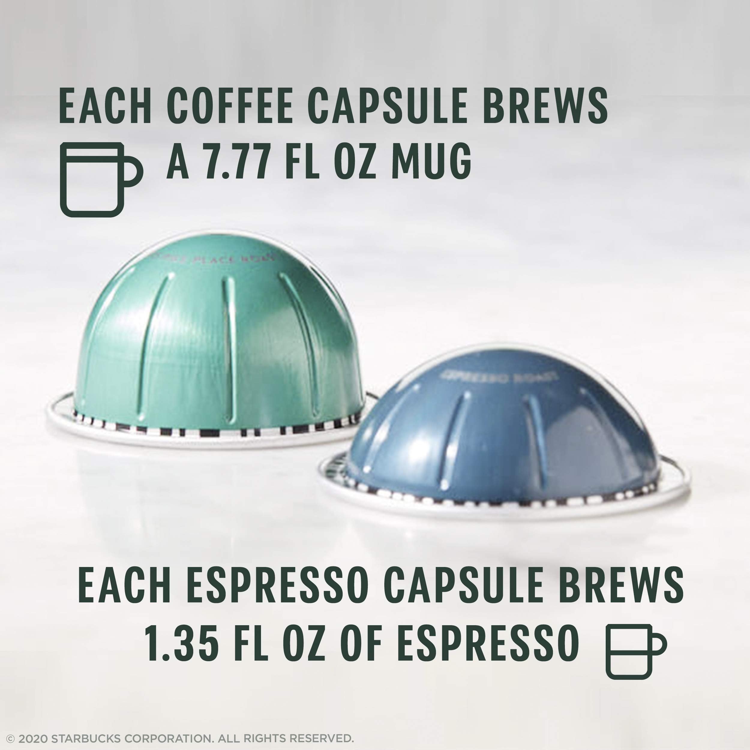 Starbucks by Nespresso Vertuo, Favorite Variety Pack Coffee & Espresso, 44-count Coffee and Espresso Pods, Brews 7.8 oz and 1.35 oz.: Starbucks by Nespresso Vertuo, Favorite Variety Pack Coffee & Espresso, 44-count Coffee and Espresso Pods, Brews 7.8 oz and 1.35 oz.