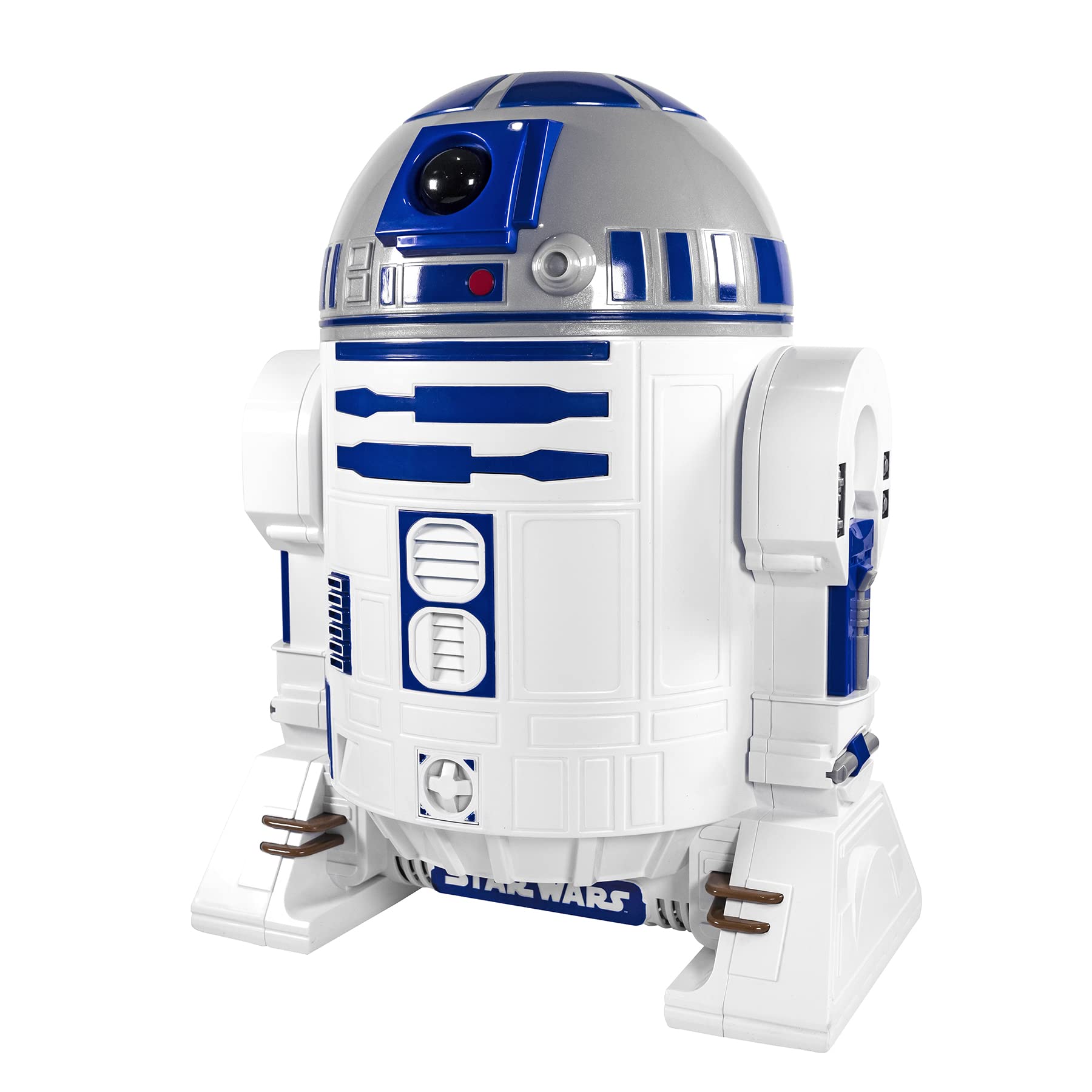 Uncanny Brands Star Wars R2D2 Popcorn Maker- Fully Operational Droid Kitchen Appliance: R2-D2