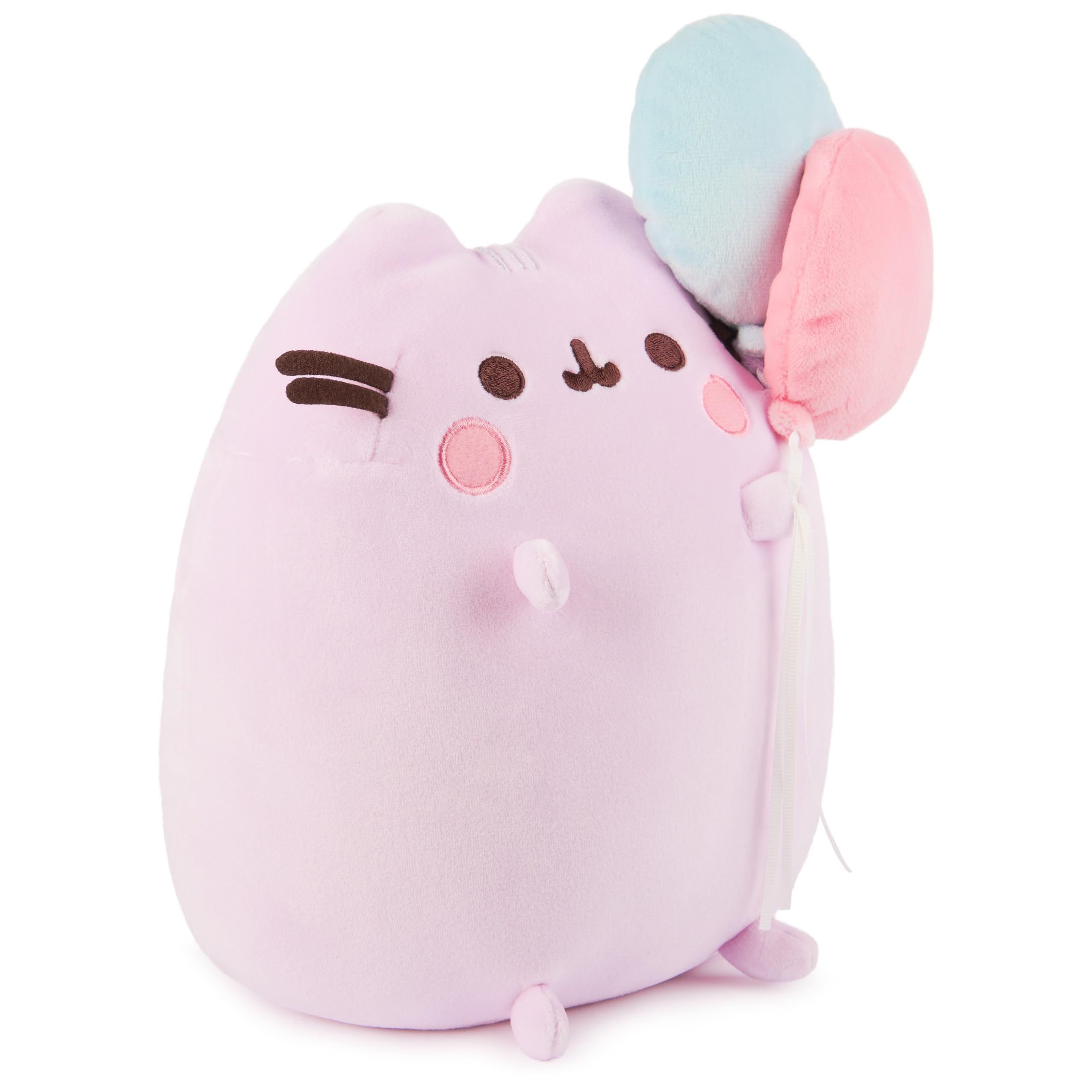 GUND Pusheen 15th Anniversary Squisheen Plush, Squishy Toy, Collectible Plush, Cat Stuffed Animal for Ages 8 and Up, Pink, 9.5”