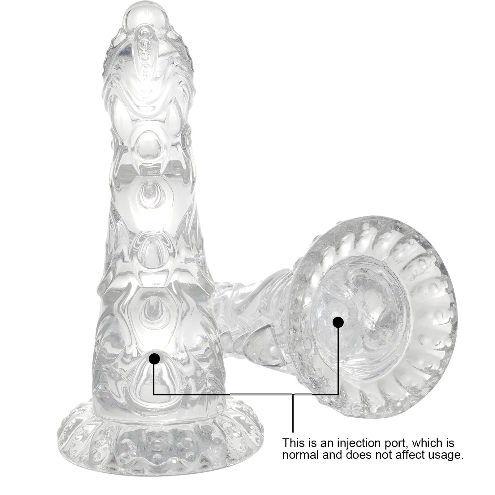 Wdrssfys Knot Dildo,Monster Dildo 7.6 in Clear Dildo with Strong Suction Cup,Dog Dildo Adult Sex Toys for Women Men and Couples: Wdrssfys Knot Dildo,Monster Dildo 7.6 in Clear Dildo with Strong Suction Cup,Dog Dildo Adult Sex Toys for Women Men and Couples